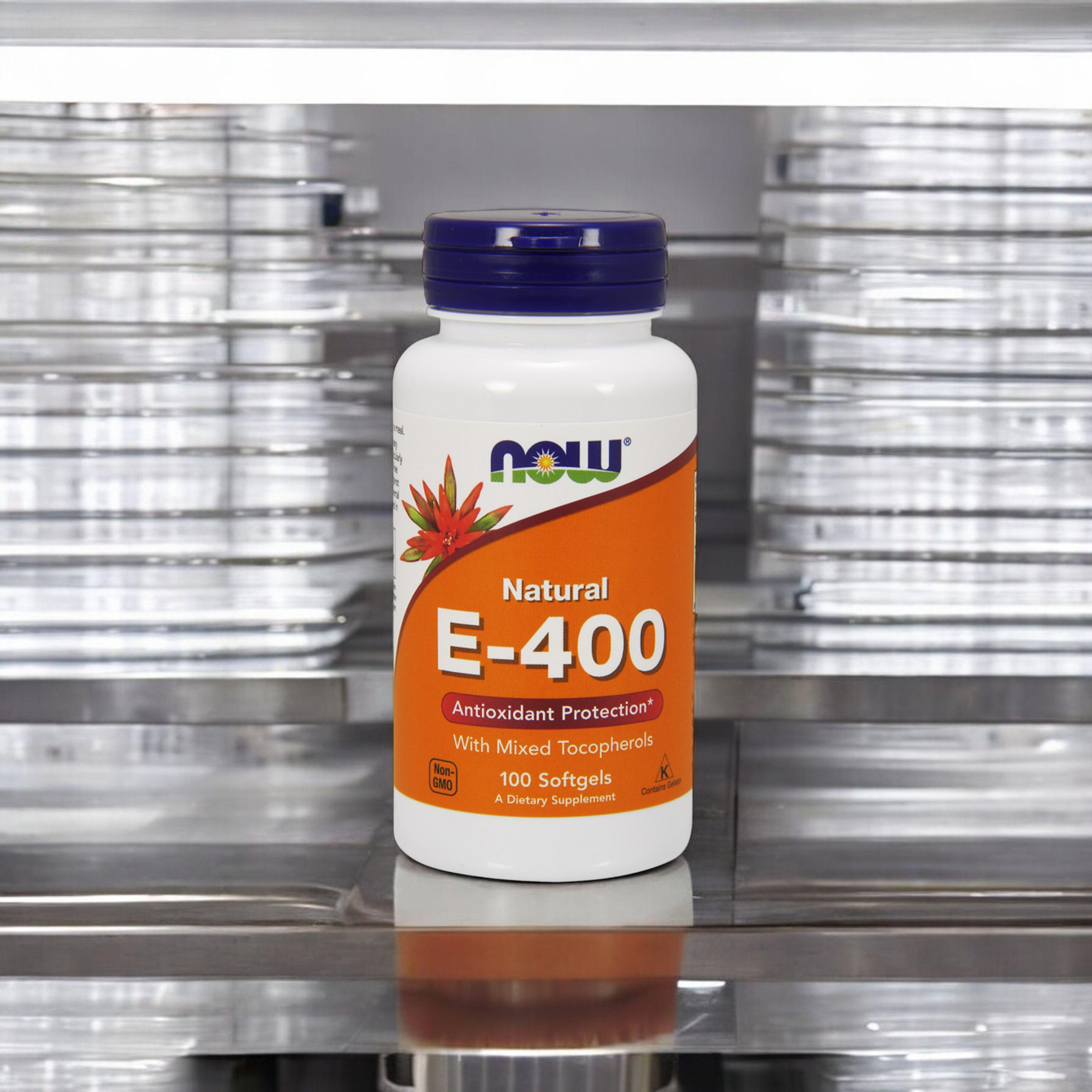 NOW Vitamin E-400 MT - 2x 100softgels