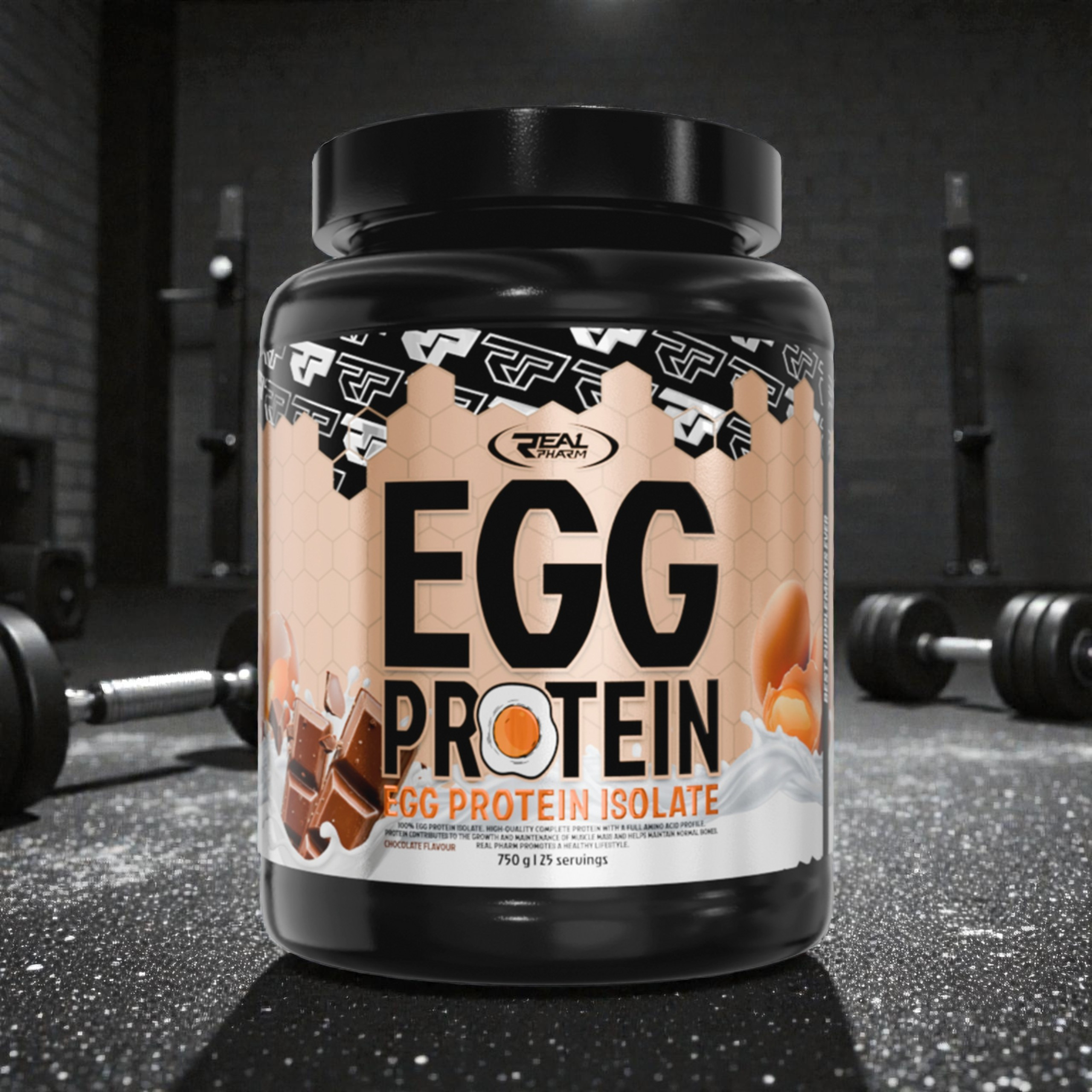REAL PHARM - Egg Protein Isolate - 3x 750g