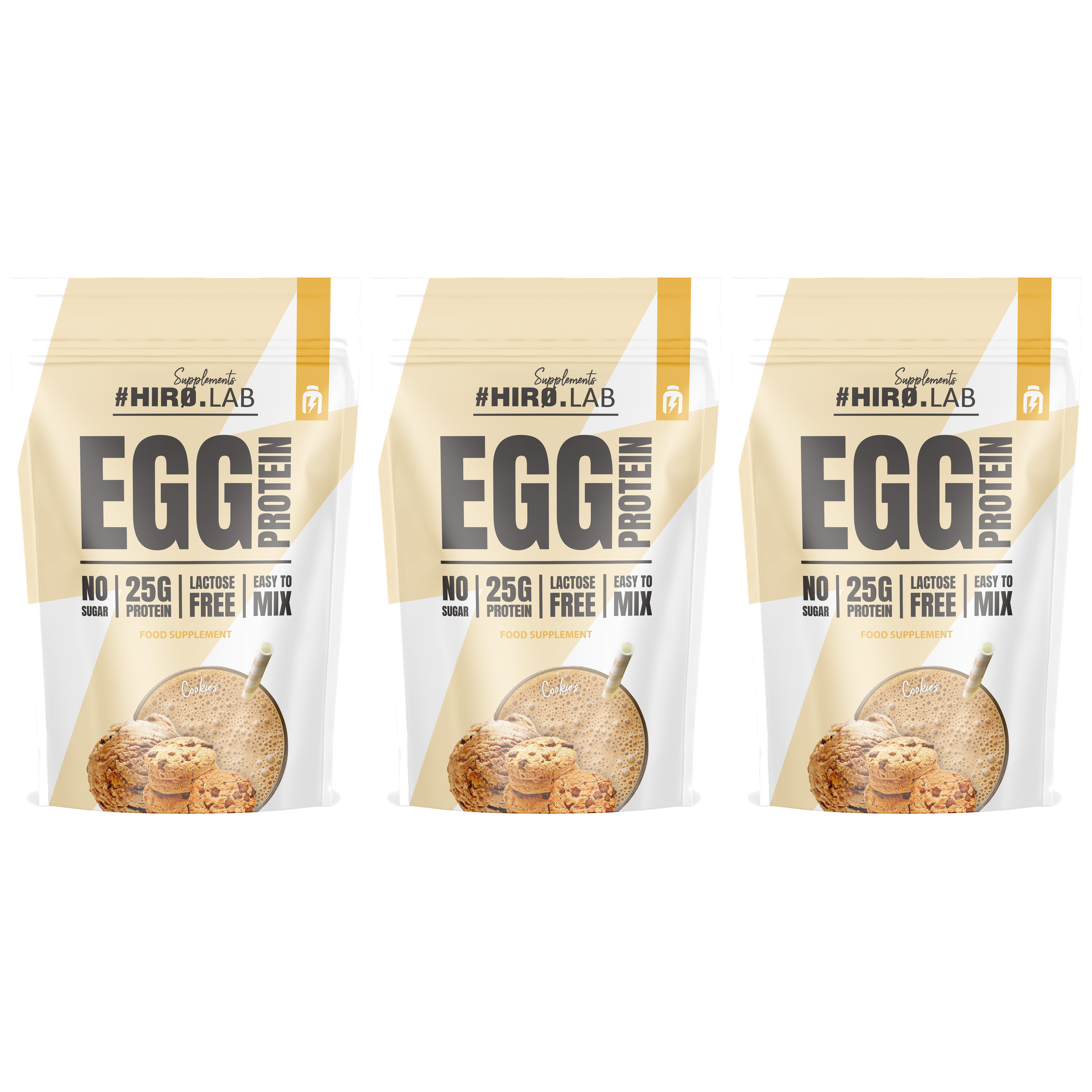 HIRO.LAB - Egg Protein - 3x 750g