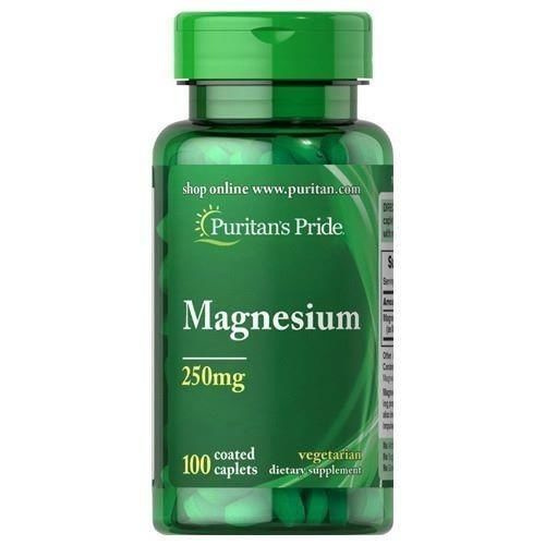 Puritan's Pride Magnesium 250mg - 3x 100caps