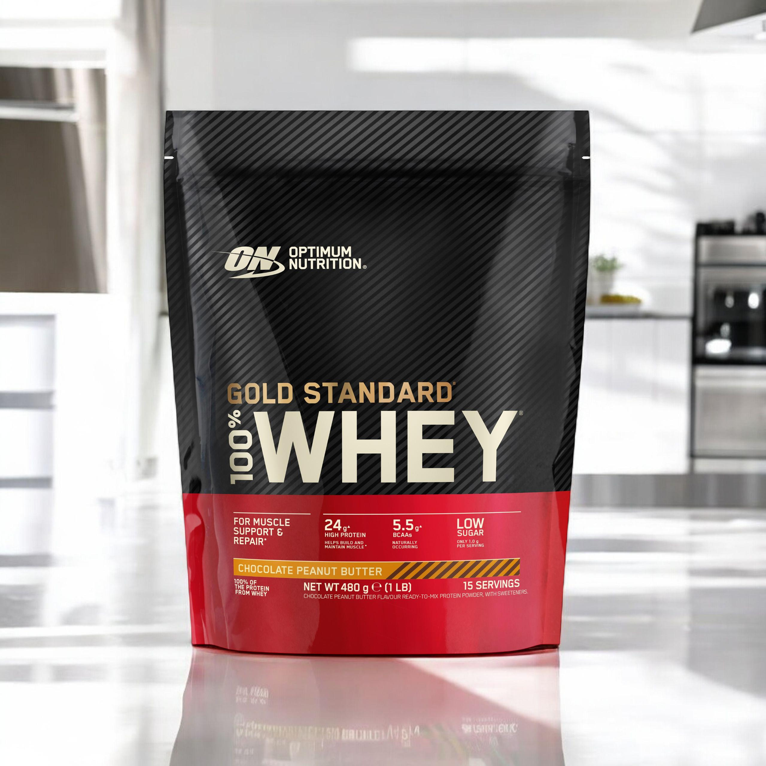 OPTIMUM NUTRITION Whey Gold Standard Bag - 3x 480g