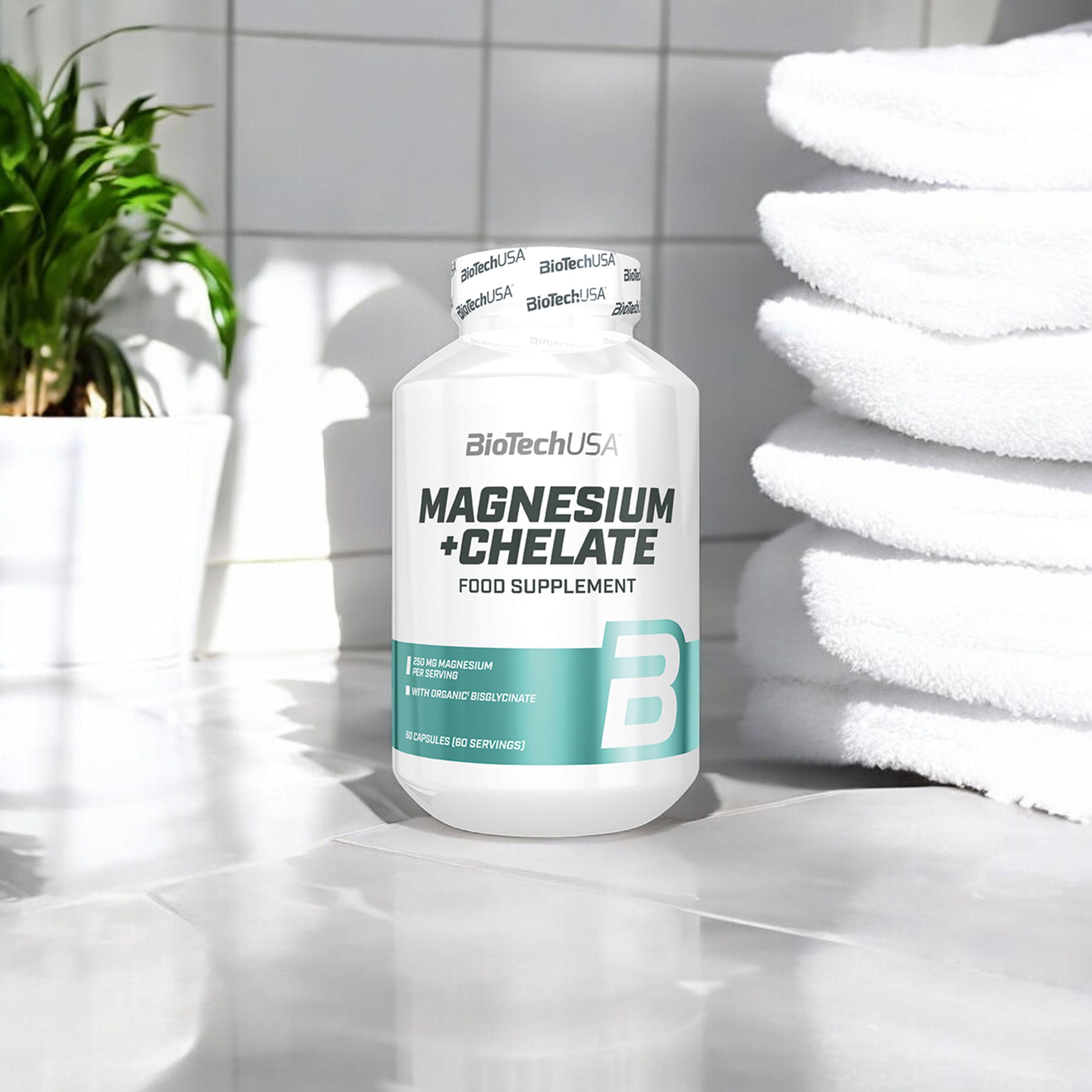 BioTech USA Magnesium + Chelate - 2x 60caps