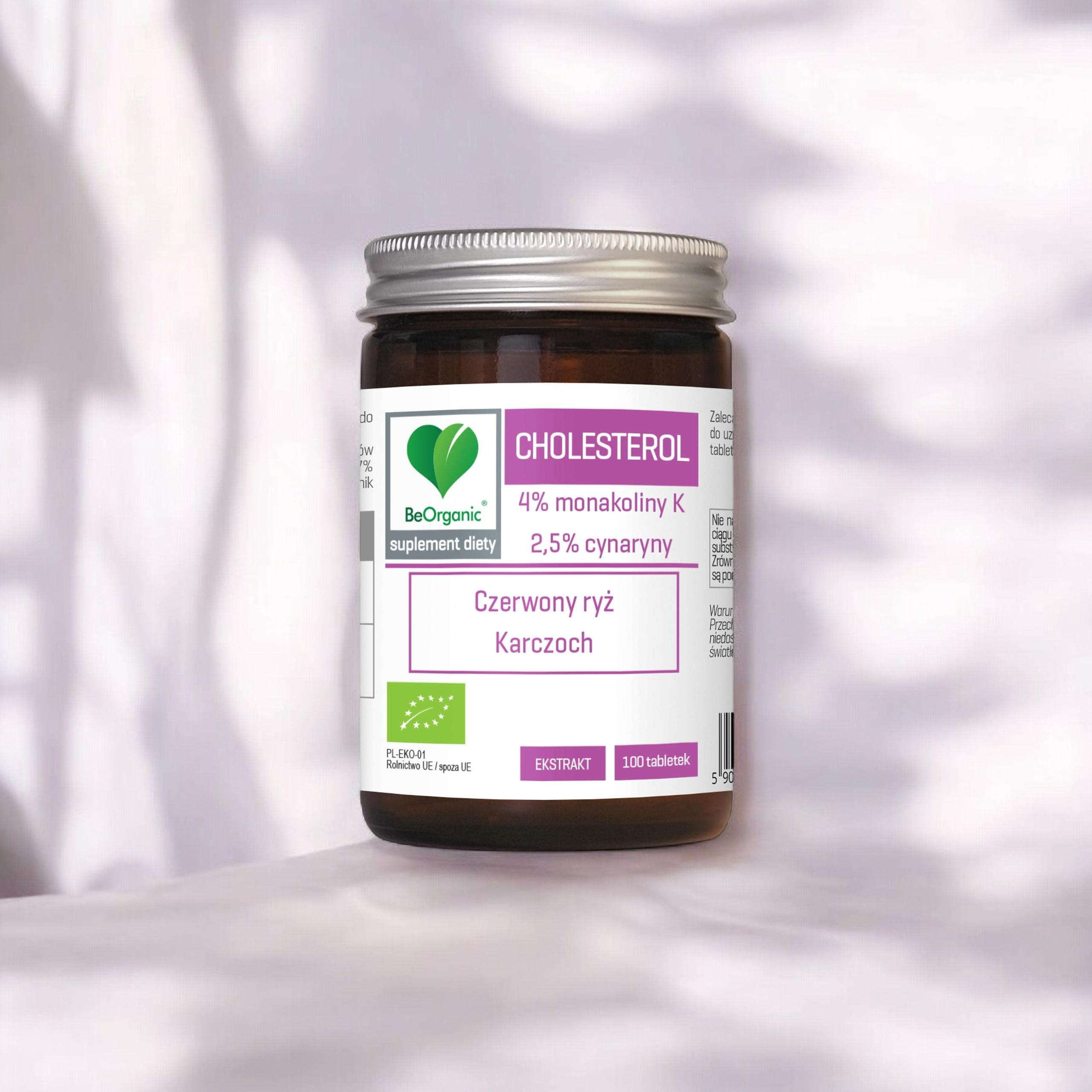ALINESS - BeOrganic Cholesterol BIO 400mg - 3x 100tabs.
