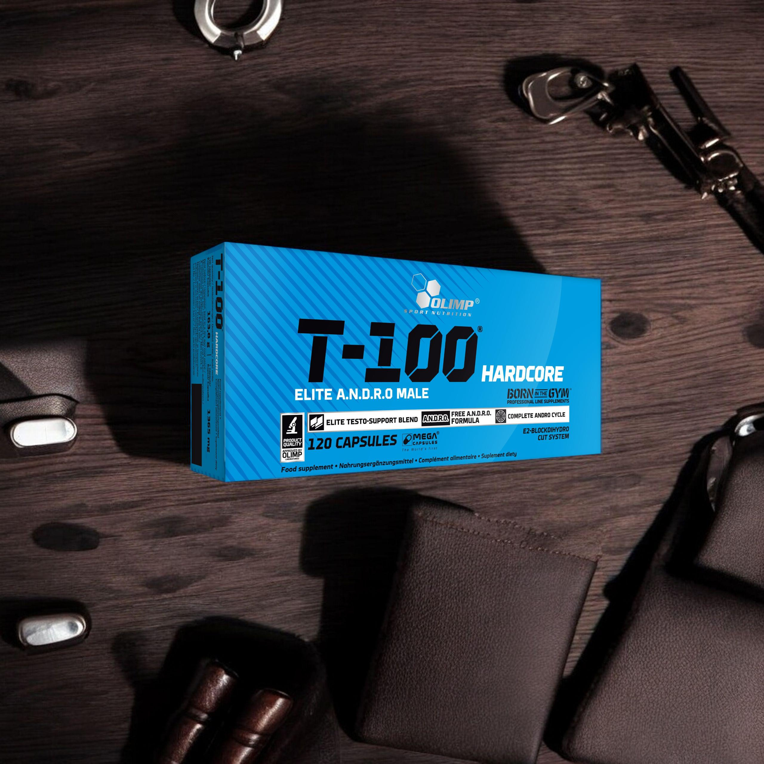 OLIMP T-100 Hardcore - 120caps