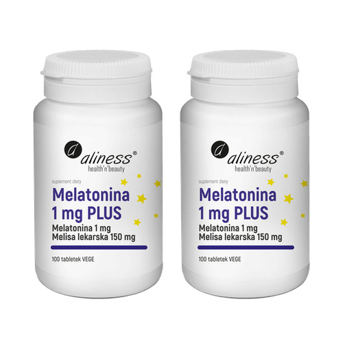 ALINESS - Melatonina 1mg Plus - 2x 100tabs.