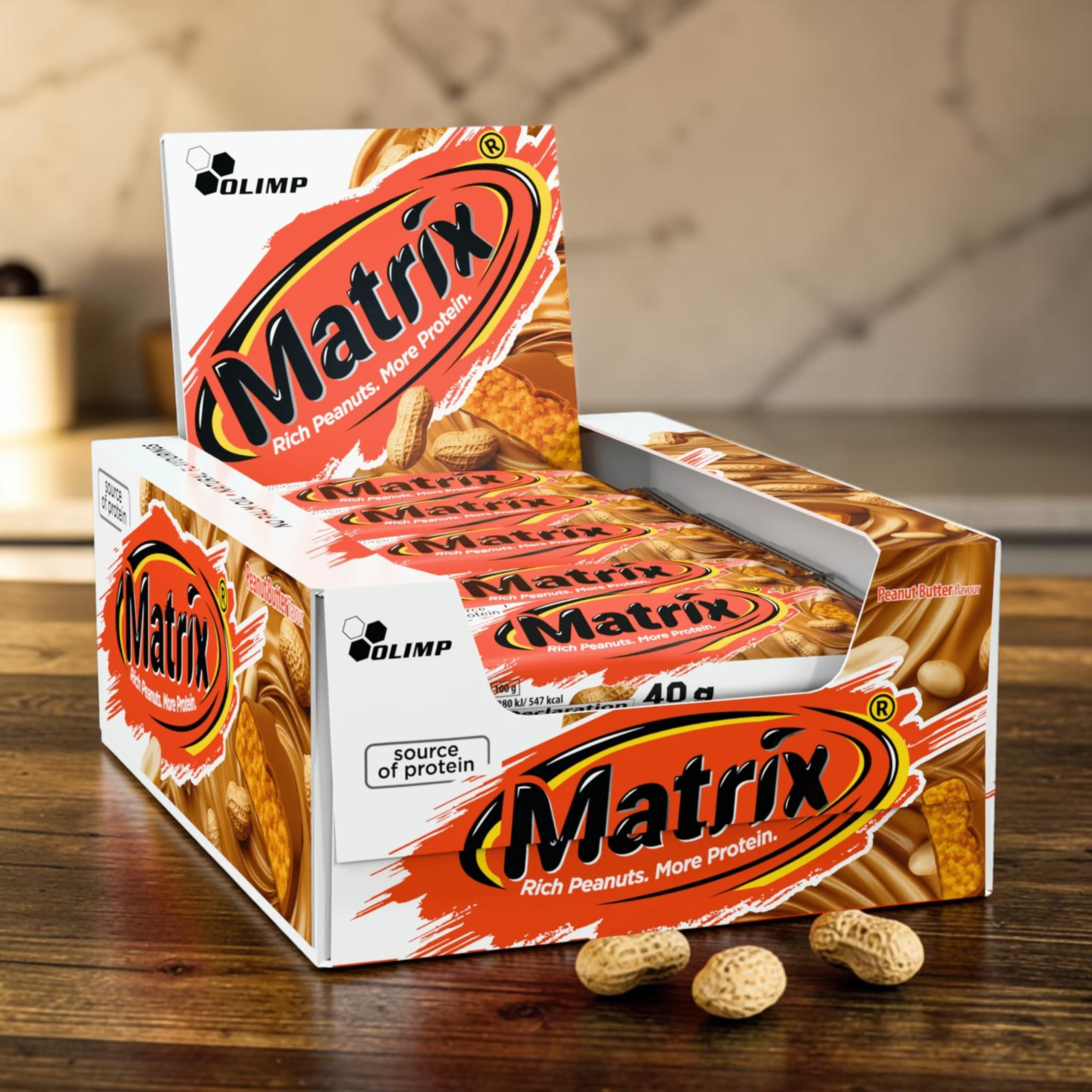 OLIMP - Matrix Bar - 25x 40g - Peanut Butter