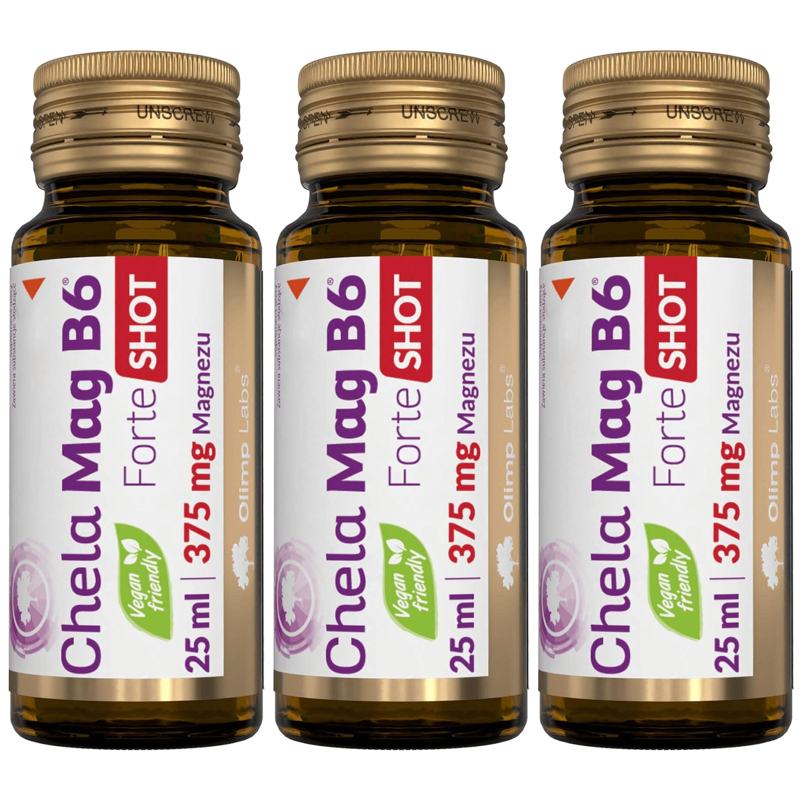 OLIMP - Chela-Mag B6 Forte Shot - 3x 25ml - Orange