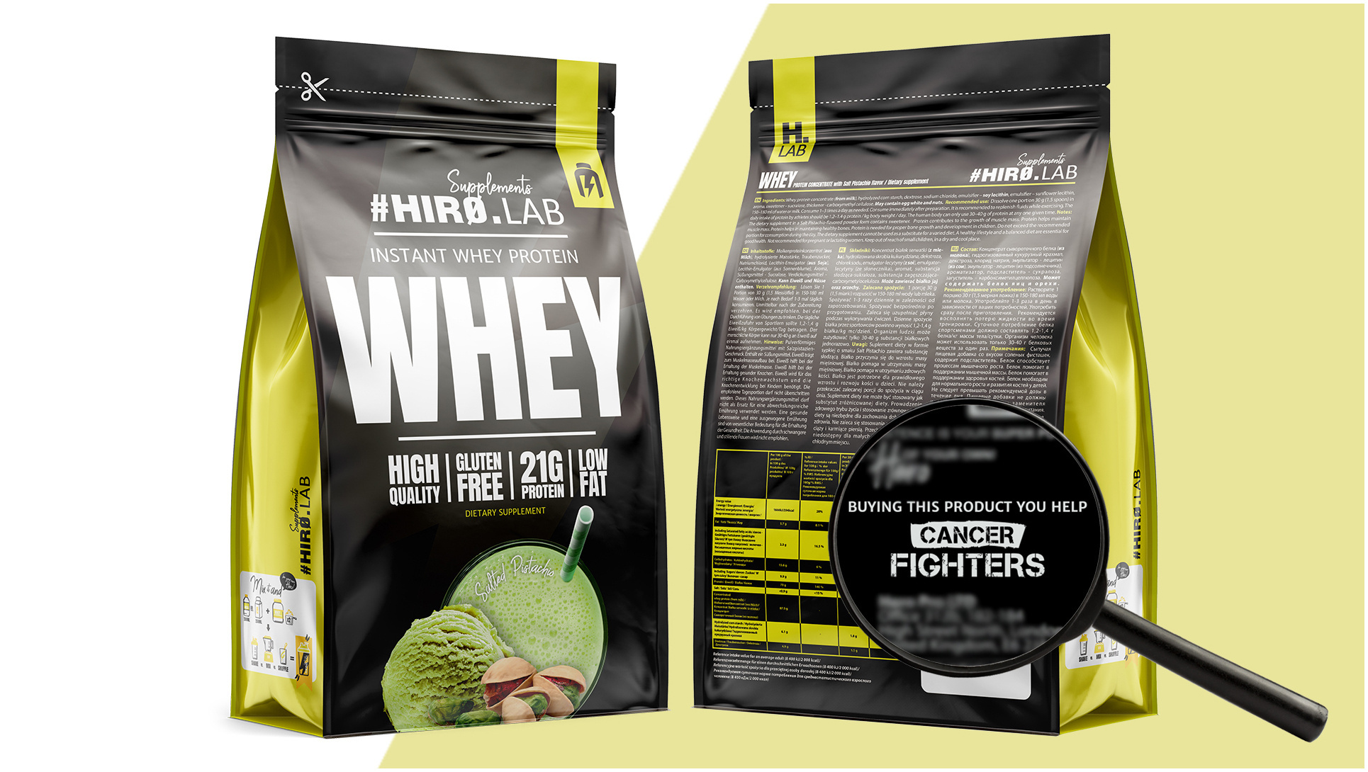 HIRO.LAB Instant Whey Protein - 2x 750g