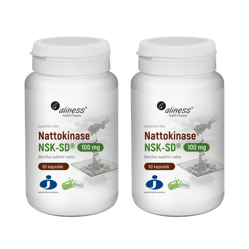 ALINESS Nattokinase NSK-SD 100mg - 2x 60caps.