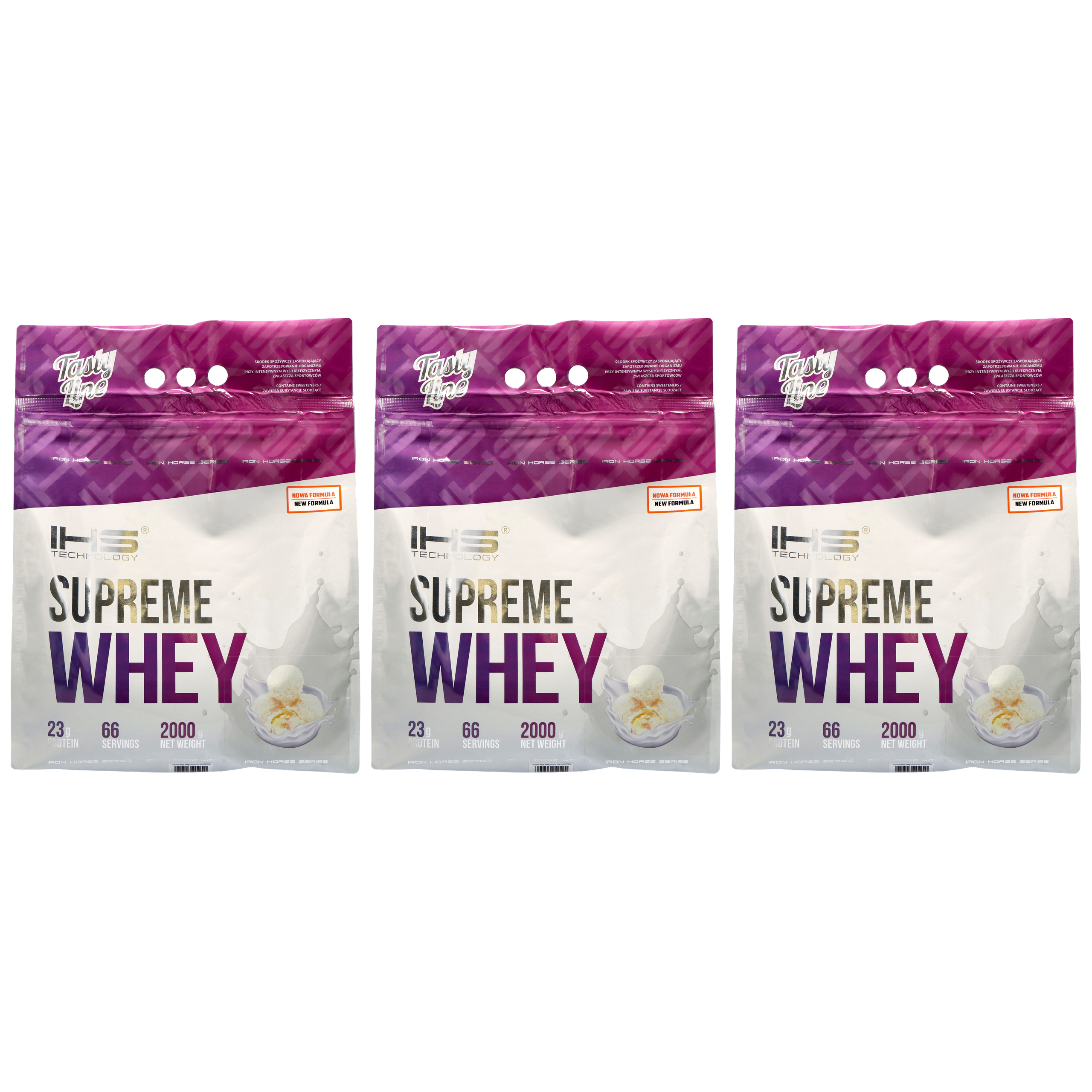 IRON HORSE Supreme Whey NEW 3 - 3x 2000g