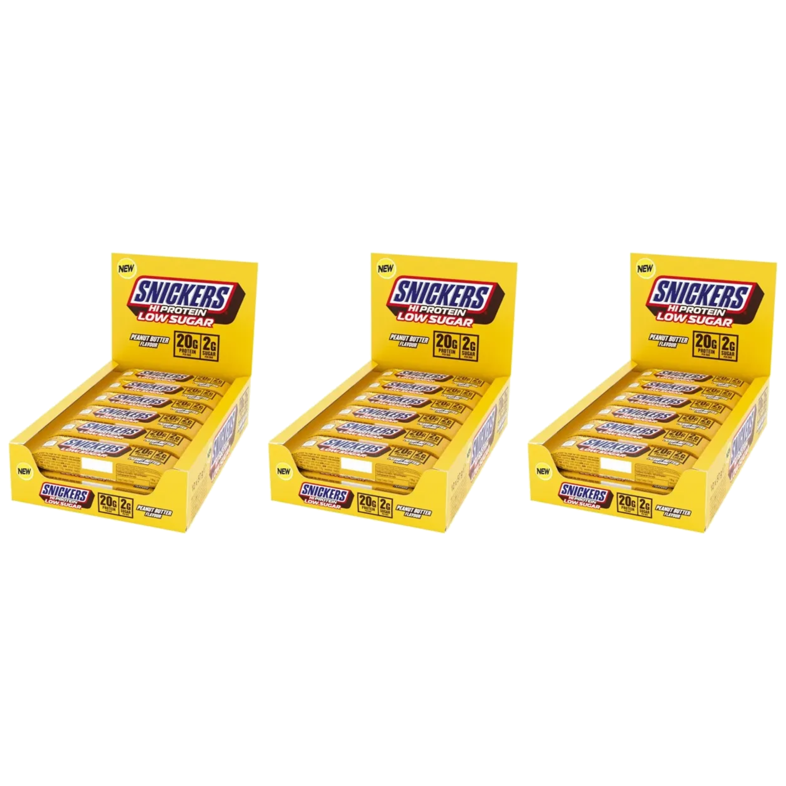 Mars - HI Protein 3x 57g Low Sugar Protein Bar x12 - Peanut Butter
