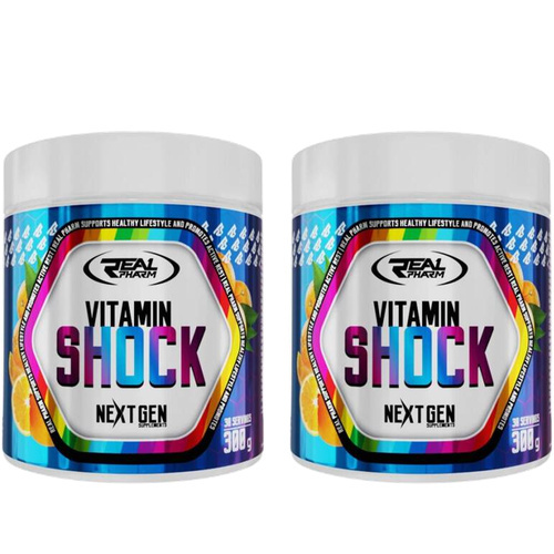 REAL PHARM - Vitamin Shock - 2x 300g - Orange