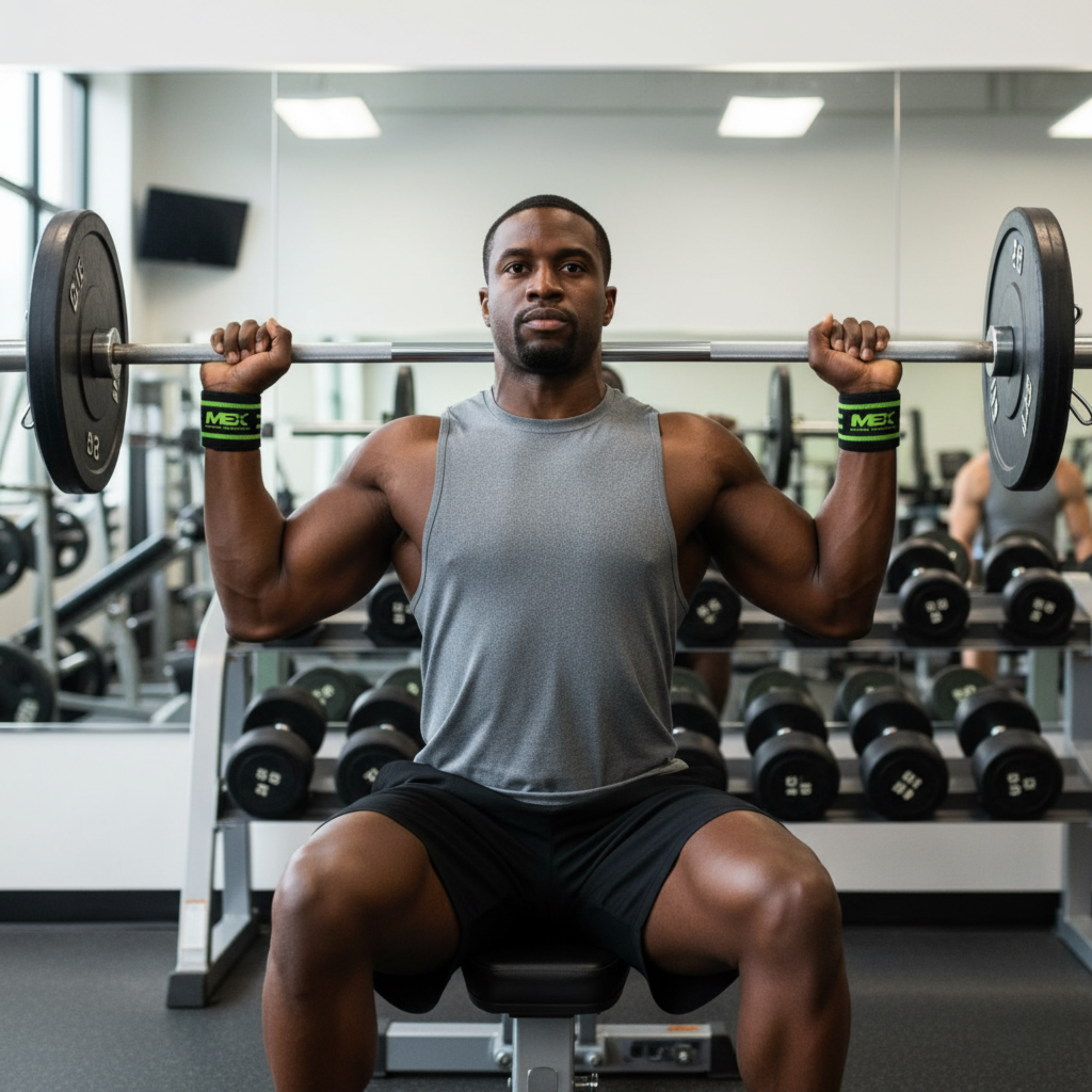 MEX SPORT - Wrist Wraps Mex - Yellow pol_pl_MEX-SPORT-Wrist-Wraps-Mex-Yellow-43143_7