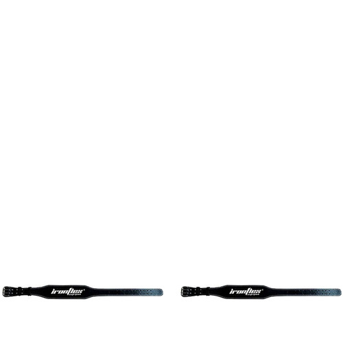 IRONFLEX Pas Skórzany IronFlex - 2x Black