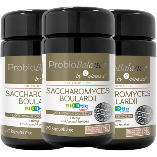 ALINESS - Saccharomyces Boulardii 5*10^9 cells - 3x 30vcaps.