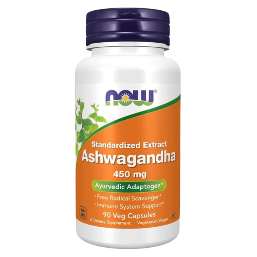 NOW Ashwagandha Extract 450mg - 3x 90vegcaps