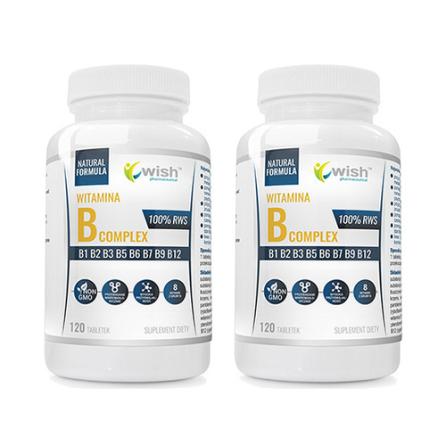 WISH Pharmaceutical Vitamin B Complex - 2x 120tabs