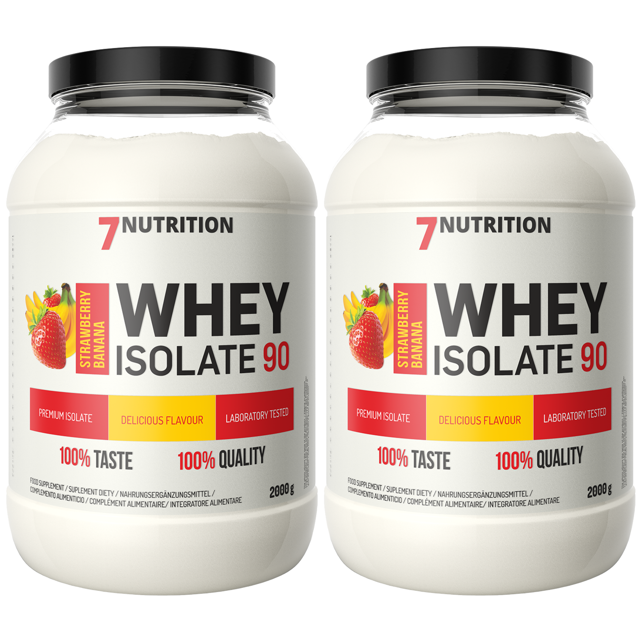 7 NUTRITION Whey Isolate 90 - 2x 2000g