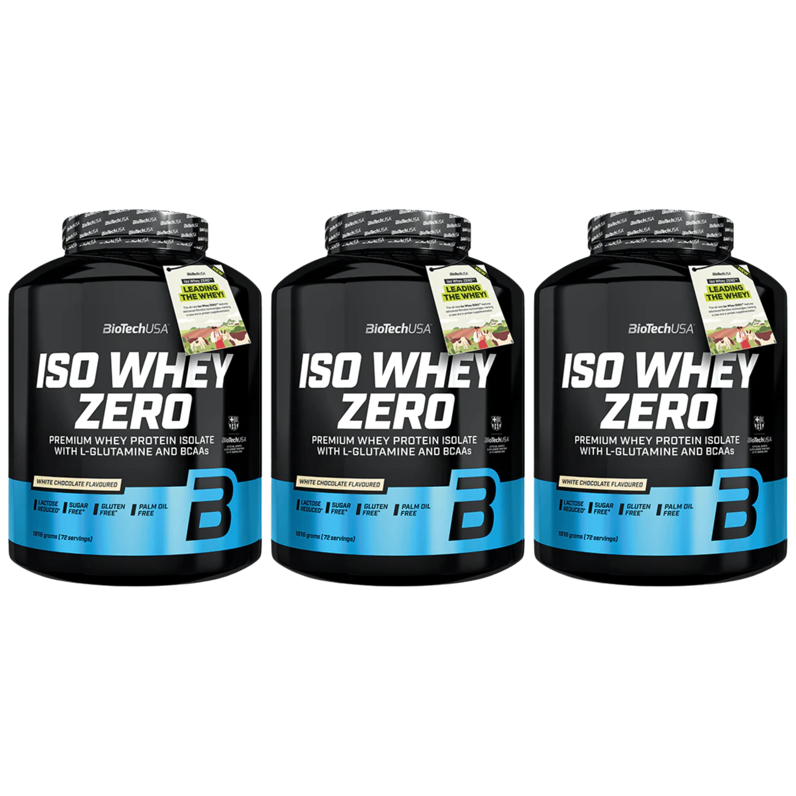 BioTech USA - Iso Whey Zero - 3x 1816g - White Chocolate