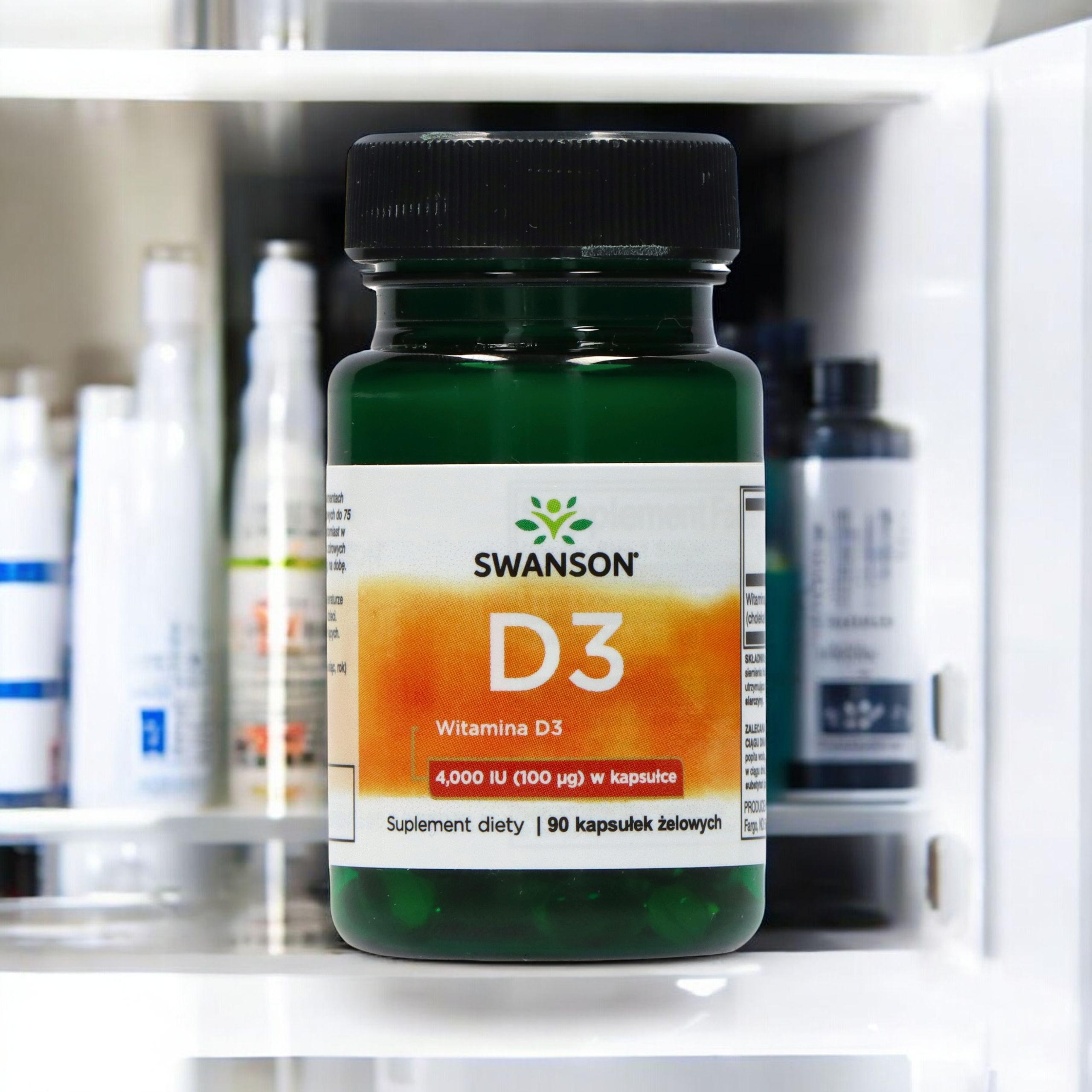 SWANSON Vitamin D3 4000IU - 3x 90softgels