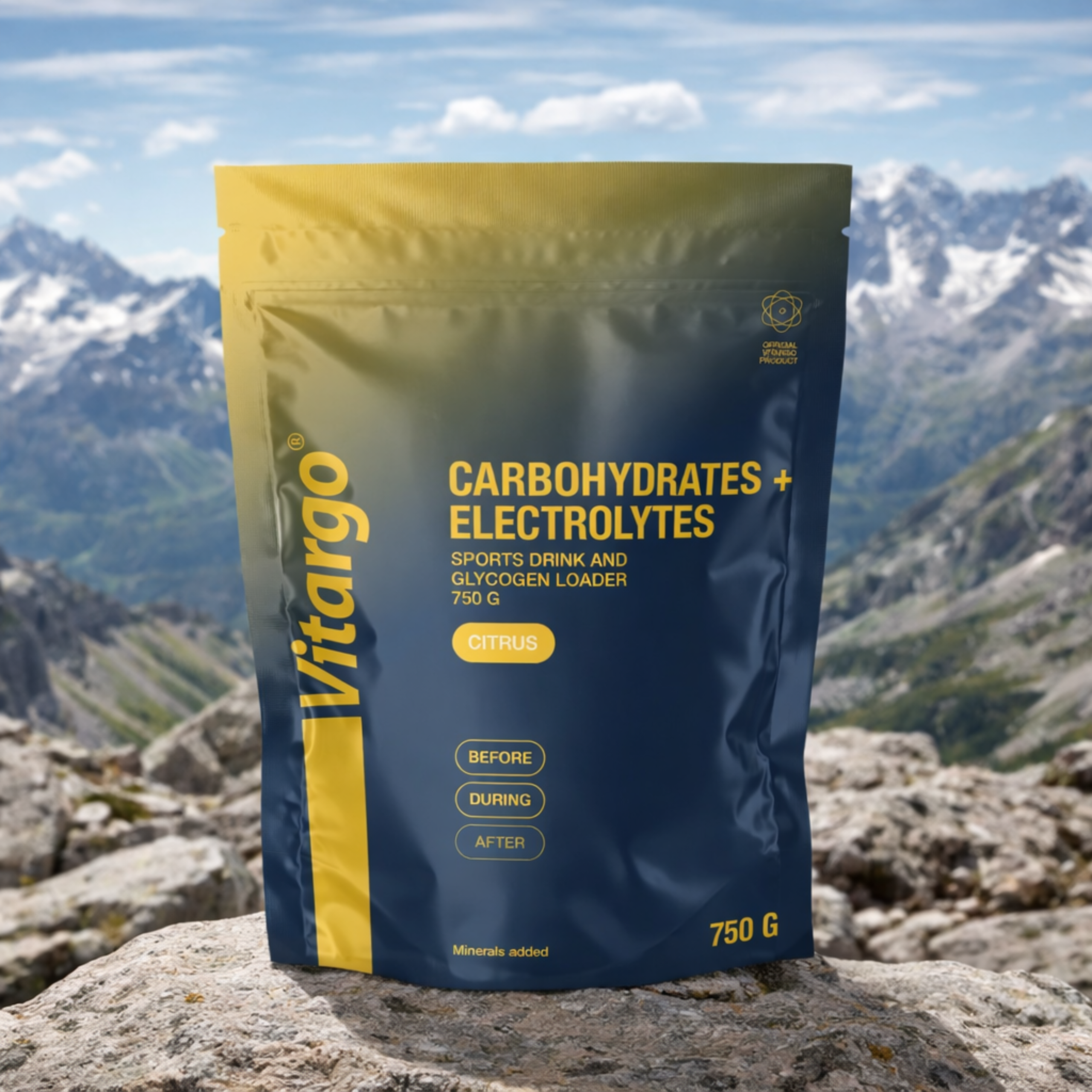VITARGO - Carbohydrates + Electrolyte - 3x 750g - Citrus