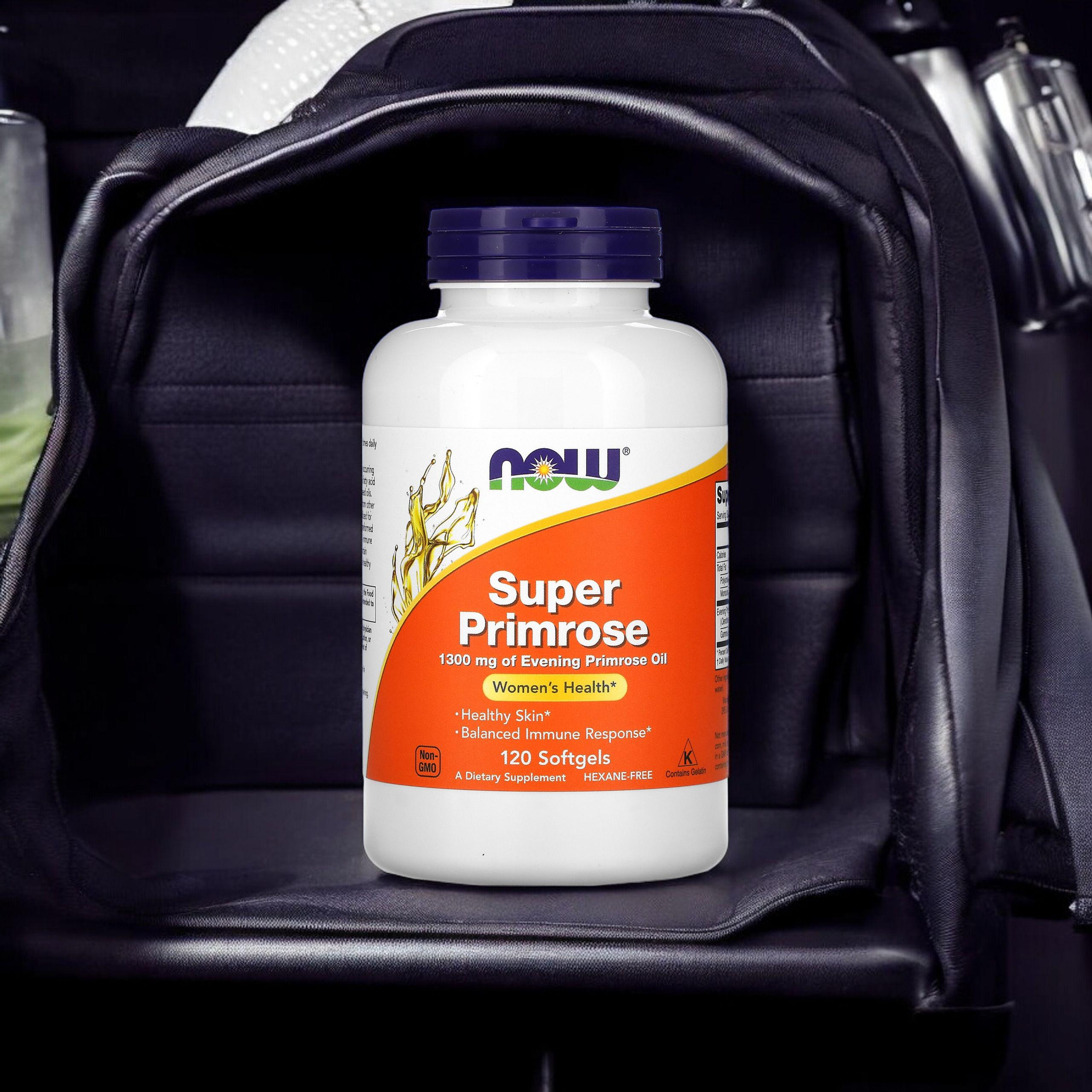 NOW Super Primrose - 120softgels. - 3x Olej z Wiesiołka Dwuletniego
