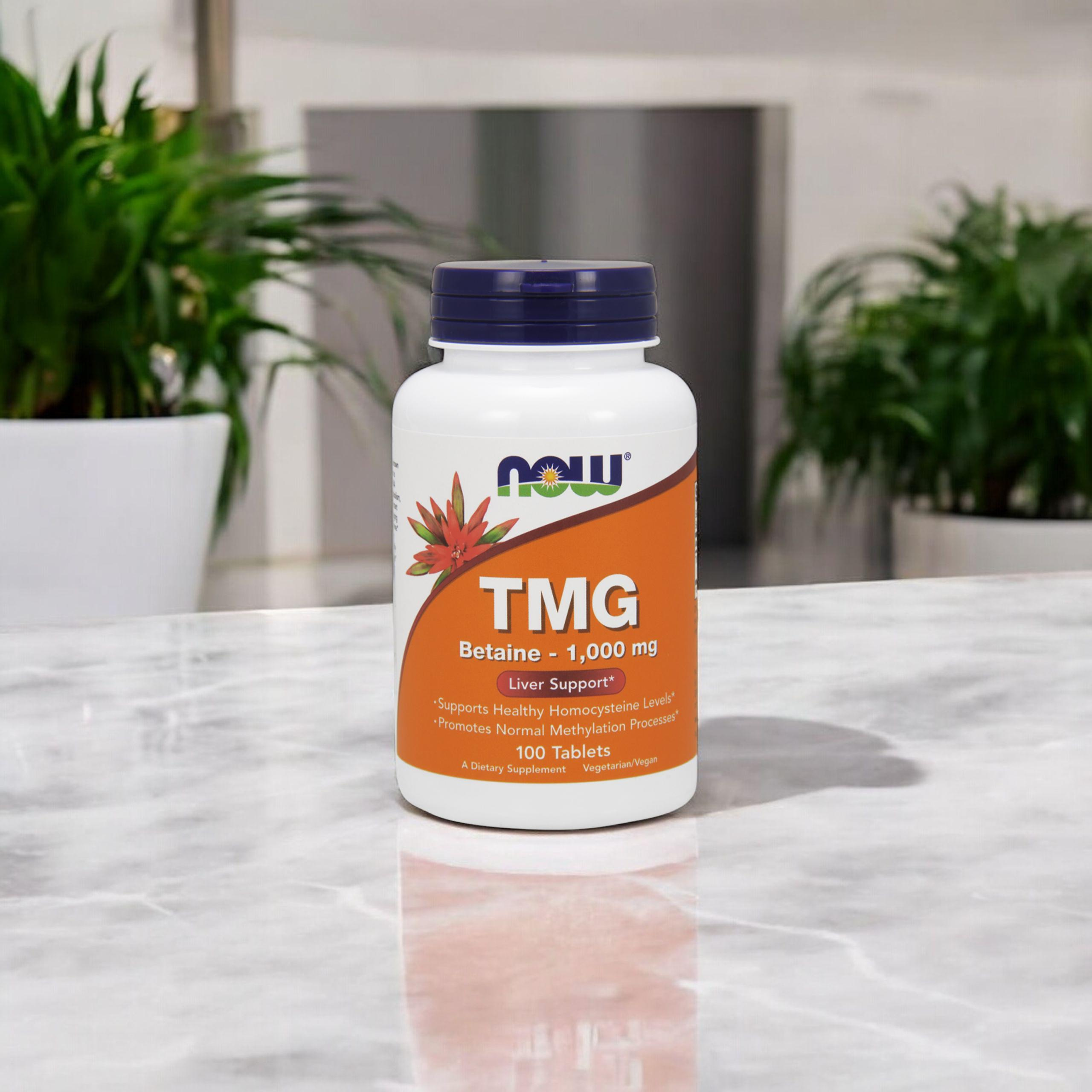 NOW TMG 1000mg - 2x 100tabs.