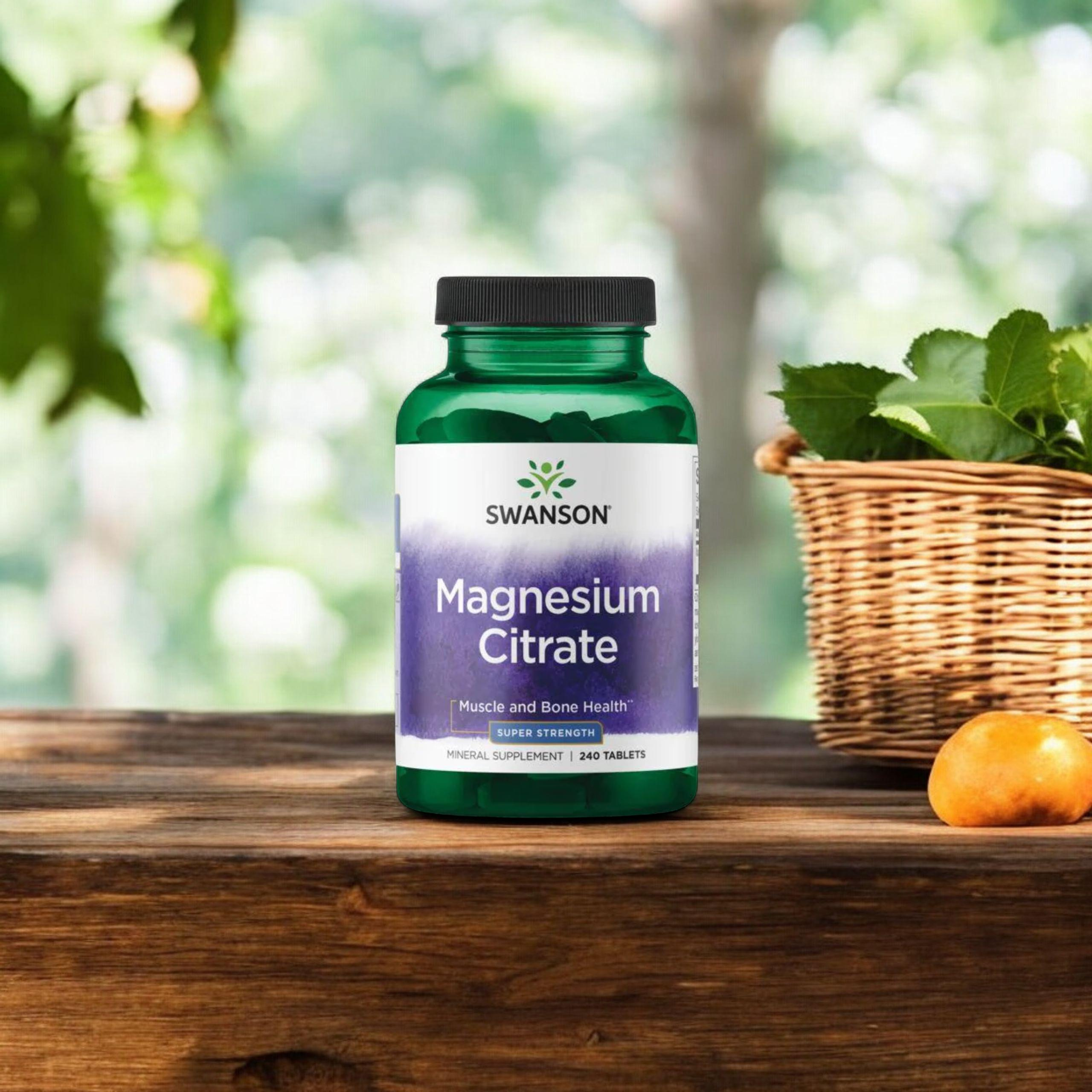 SWANSON - Cytrynian Magnezu - 240tabs.