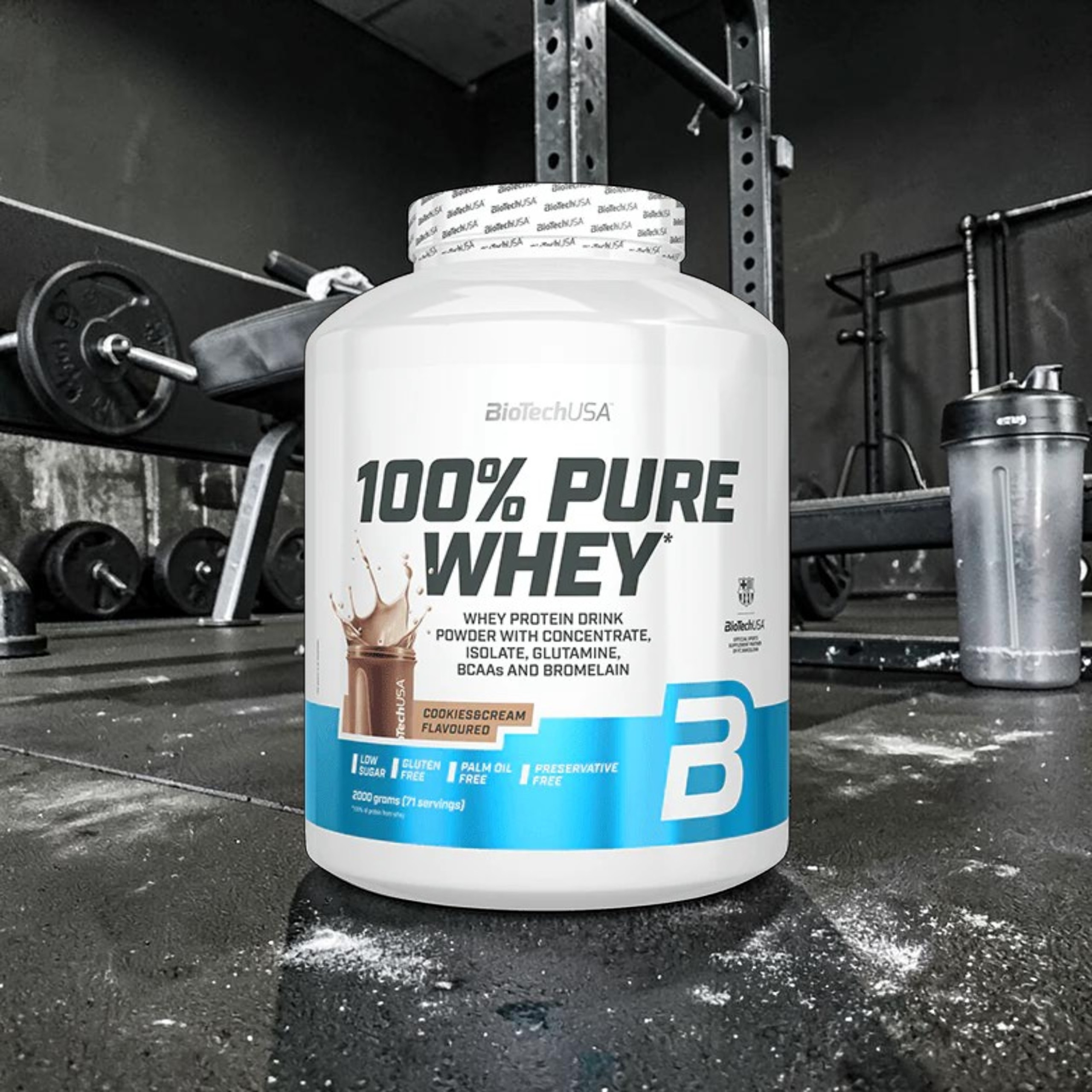 BIOTECH - 100% Pure Whey - 2x 2000g - Cookies Cream