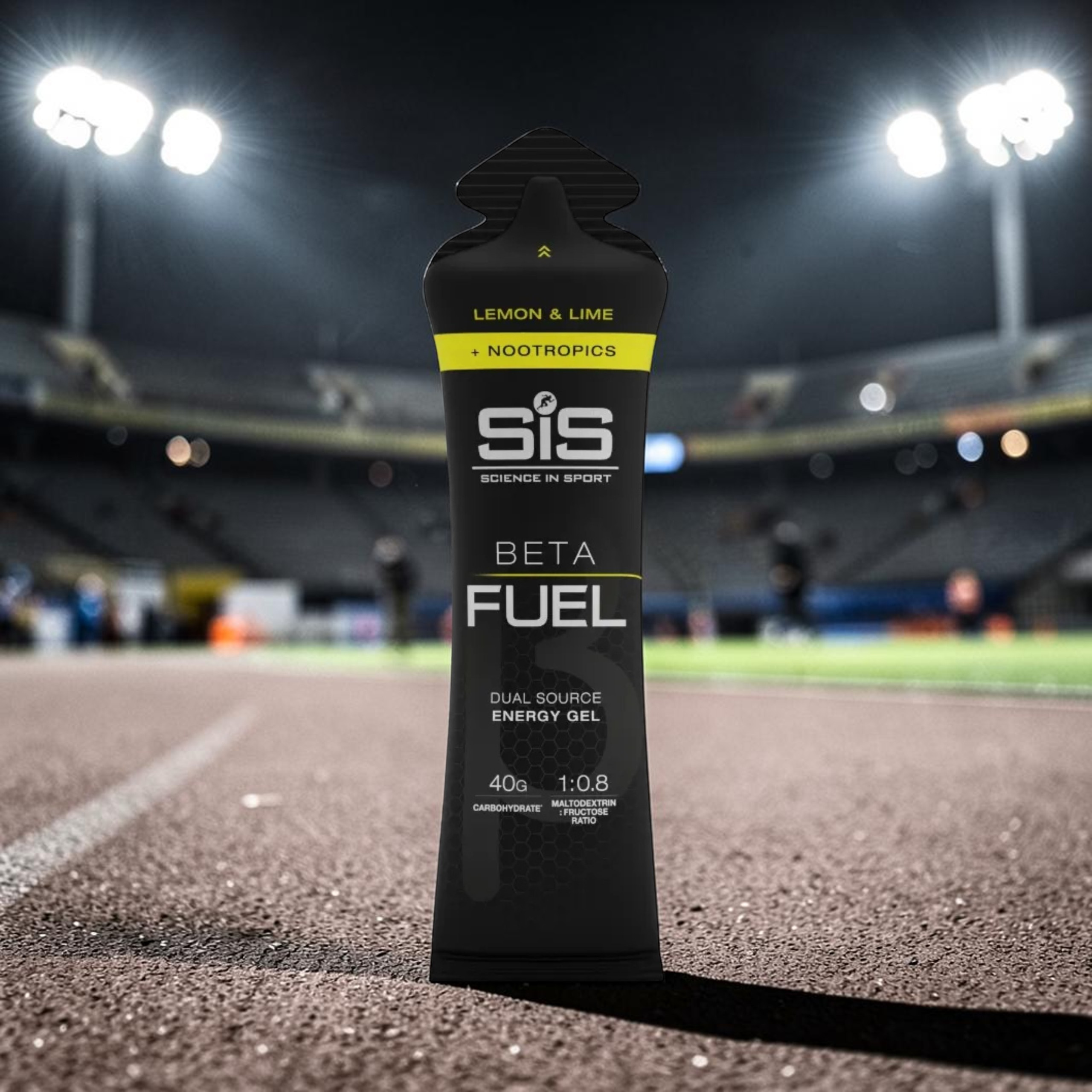 SIS (SCIENCE IN SPORT) - Beta Fuel Energy Gel + Nootropics - 3x 60ml - Lemon Lime