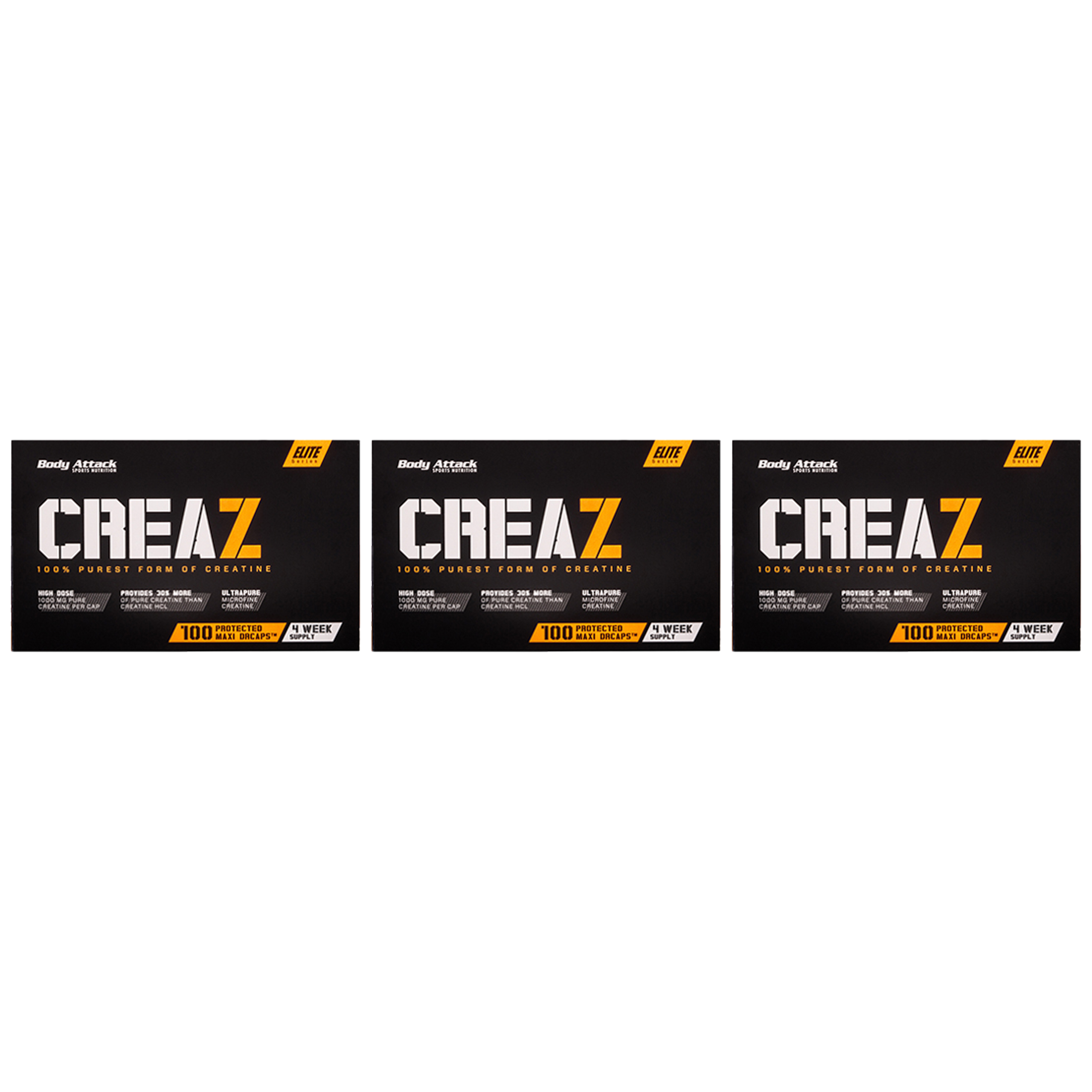 BODY ATTACK CREAZ - 3x 100caps.