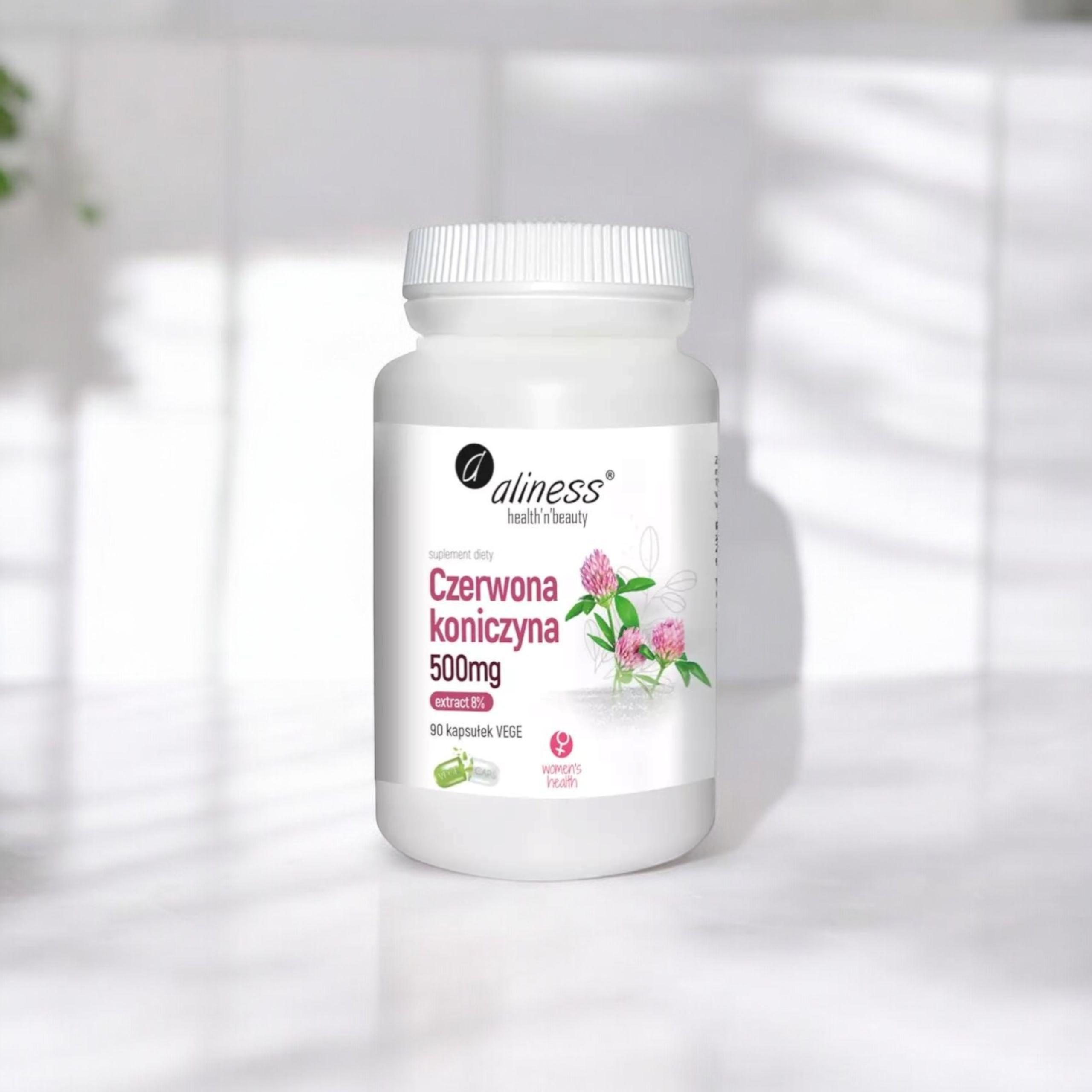 ALINESS - Czerwona Koniczyna 500mg - 90vcaps.