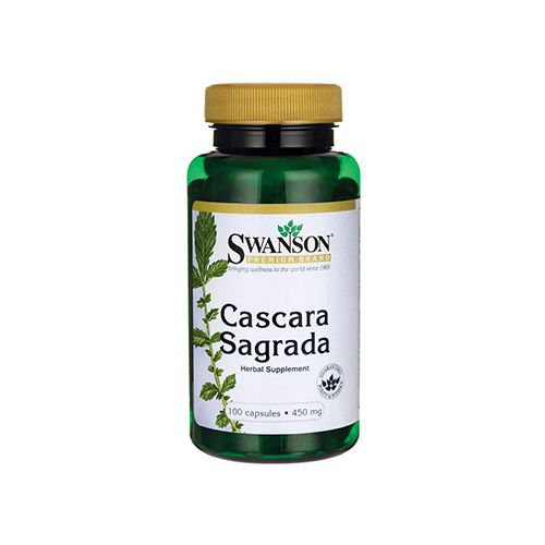 SWANSON Cascara Sagrada 450mg - 100caps - WYPRZEDAŻ - 31-01