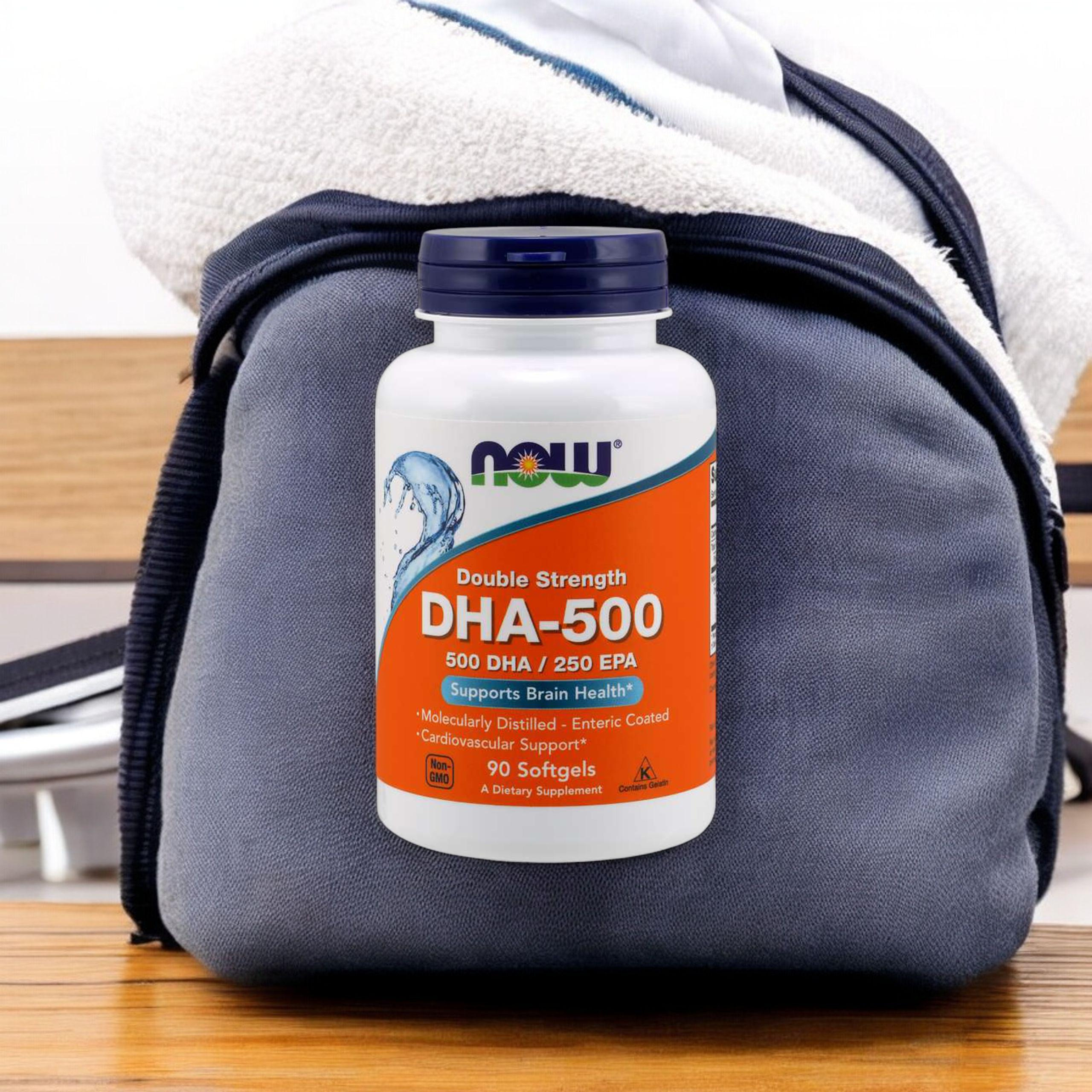 NOW DHA 500mg - 2x 90softgels