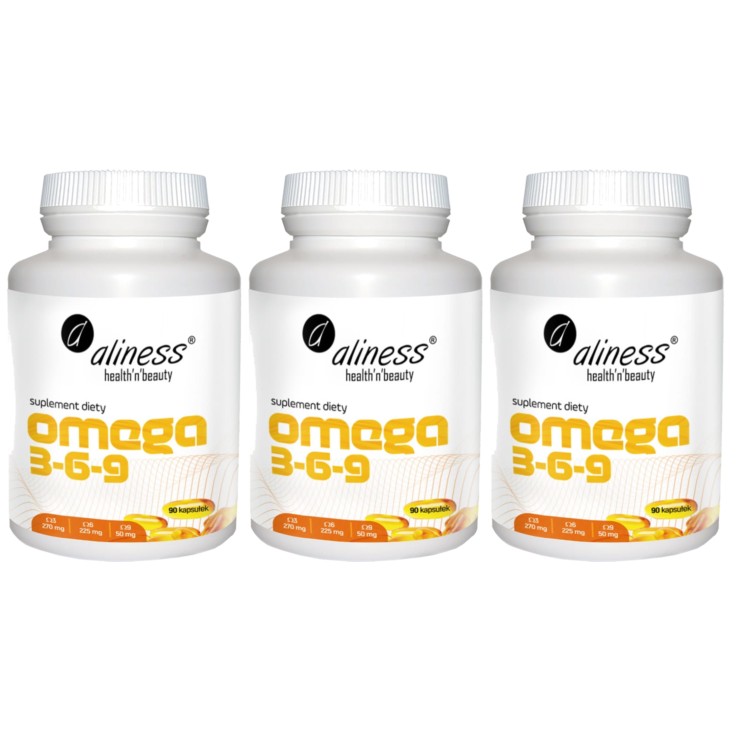 ALINESS Omega 3-6-9 - 3x 90caps.