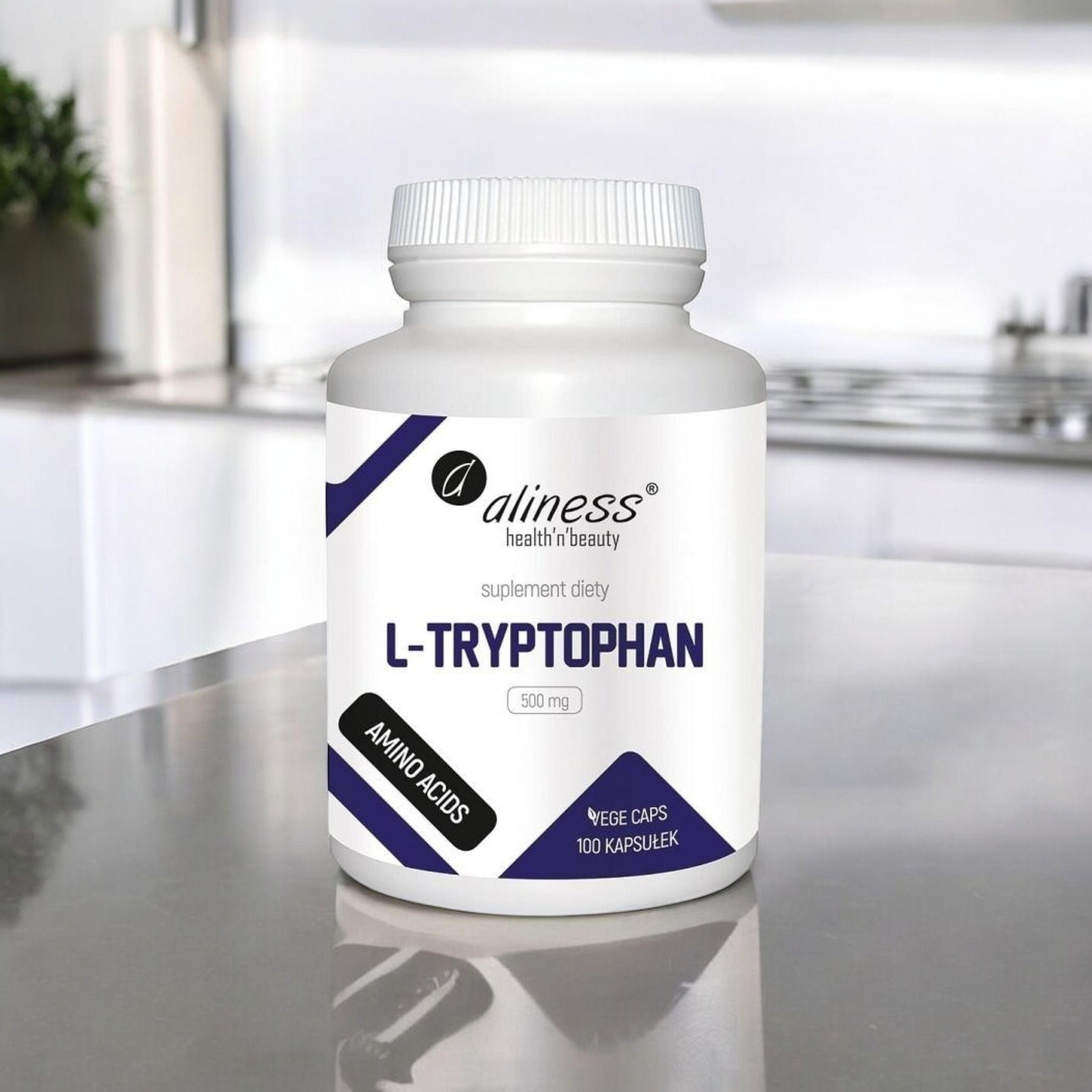 ALINESS - L-Tryptophan 500mg - 2x 100vcaps.