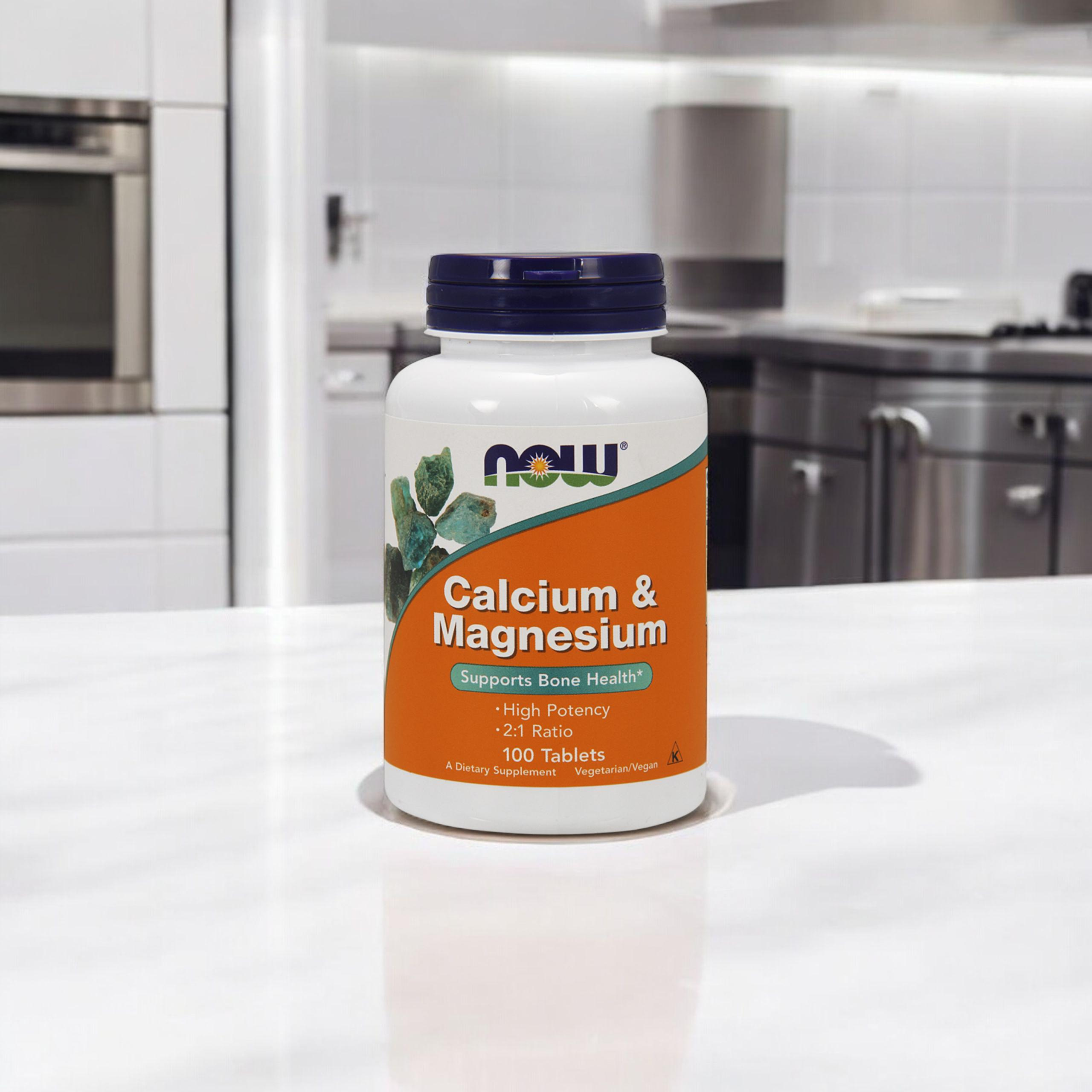 NOW Calcium and Magnesium - 3x 100tabs