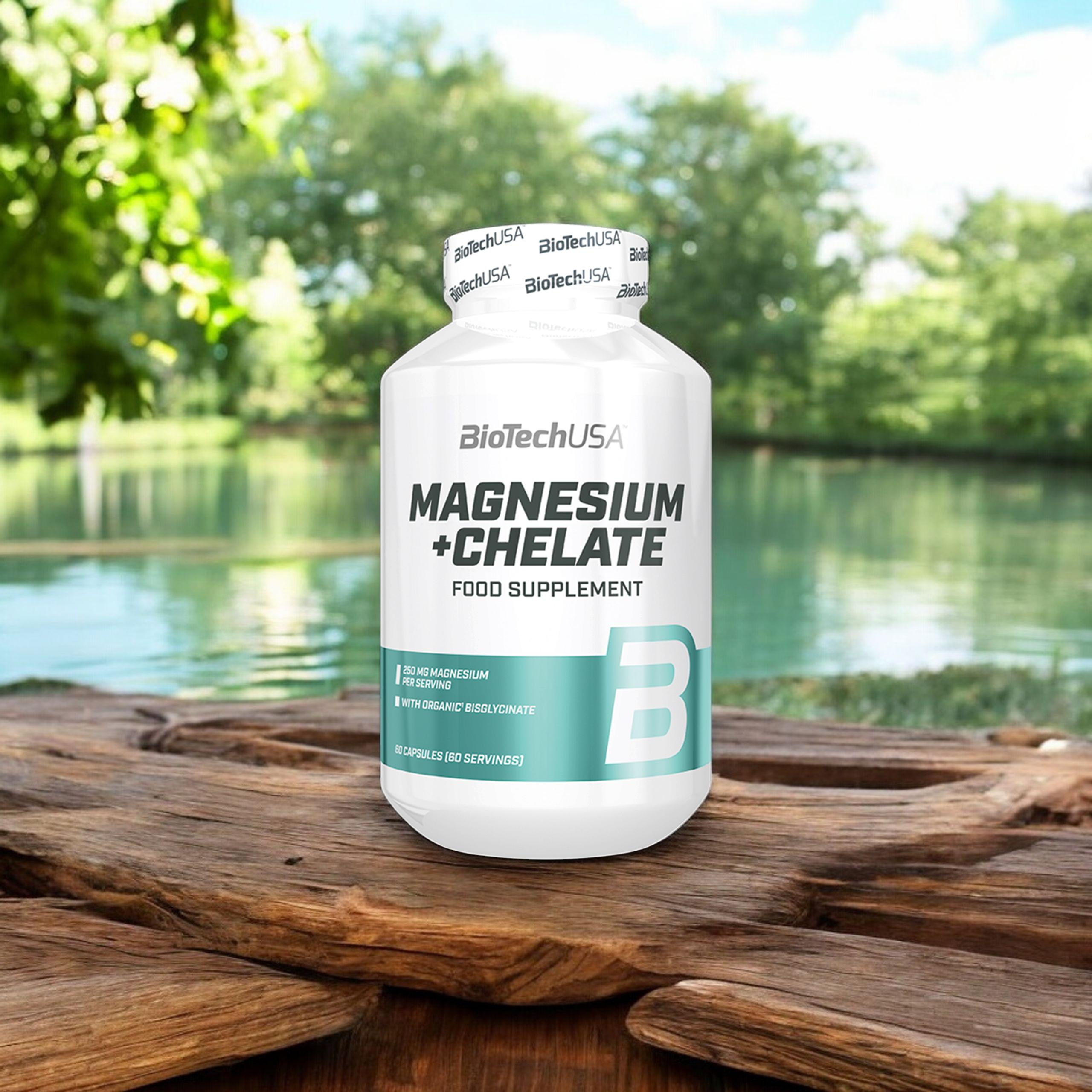 BioTech USA Magnesium + Chelate - 2x 60caps