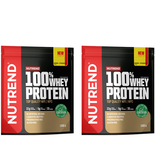 NUTREND 100% Whey Protein - 2x 1000g