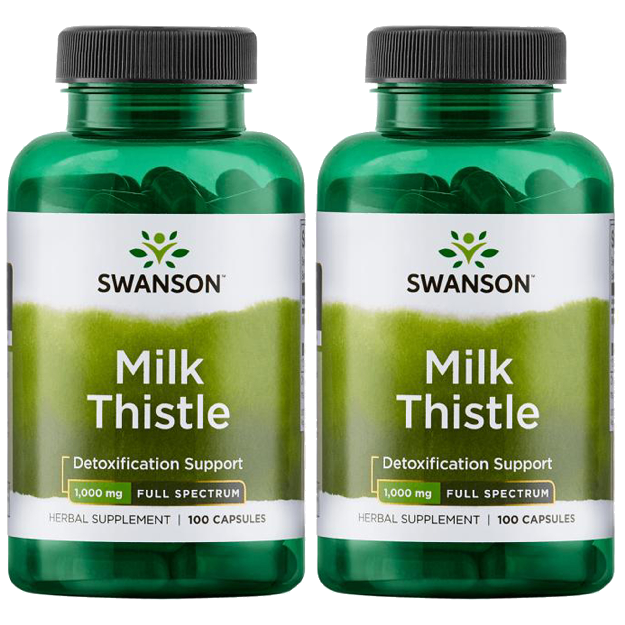 SWANSON Full Spectrum Milk Thistle 500mg - 2x 100caps