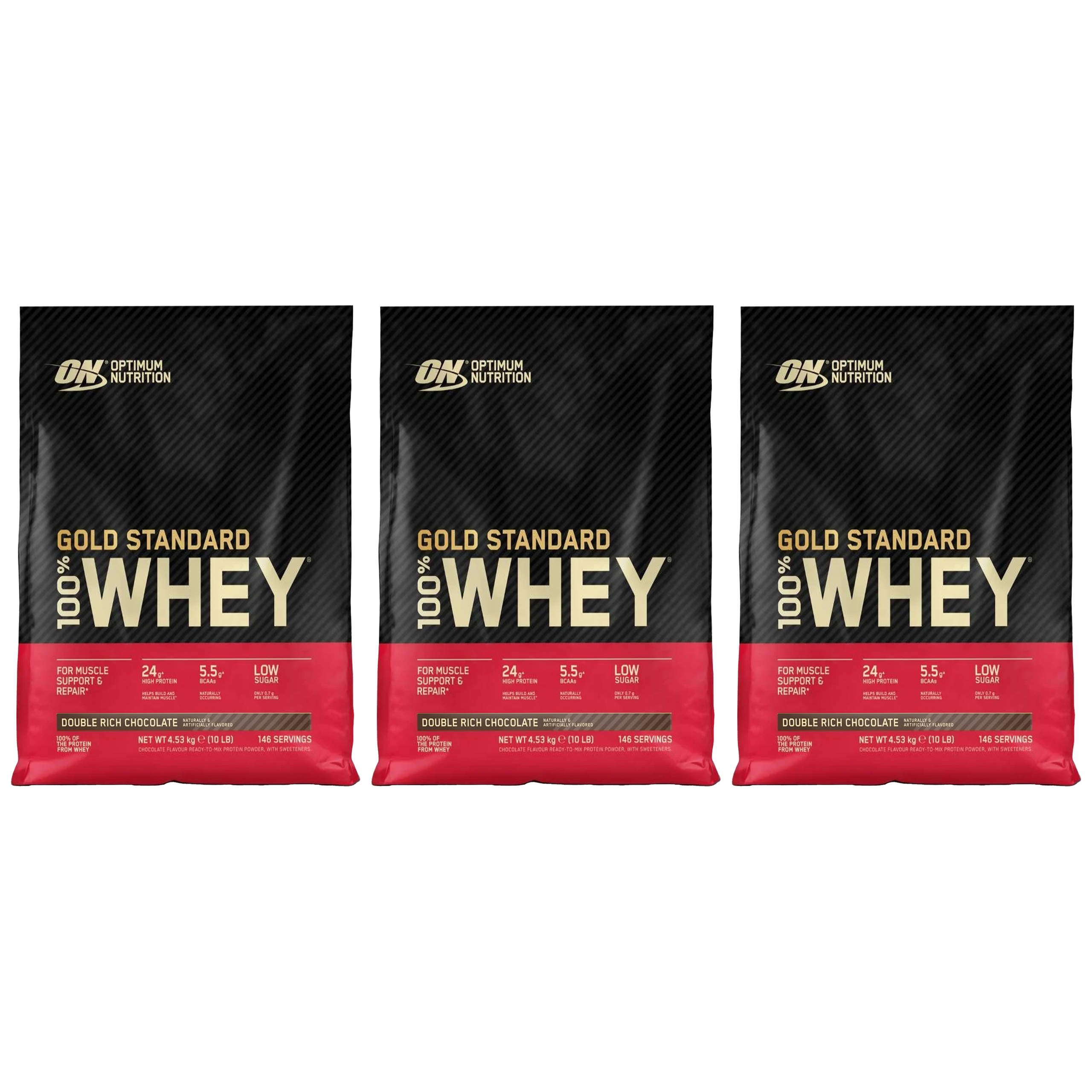 OPTIMUM NUTRITION Whey Gold Standard - 3x 4530g