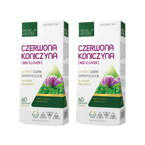 MEDICA HERBS - Czerwona Koniczyna 520mg - 2x 60caps.