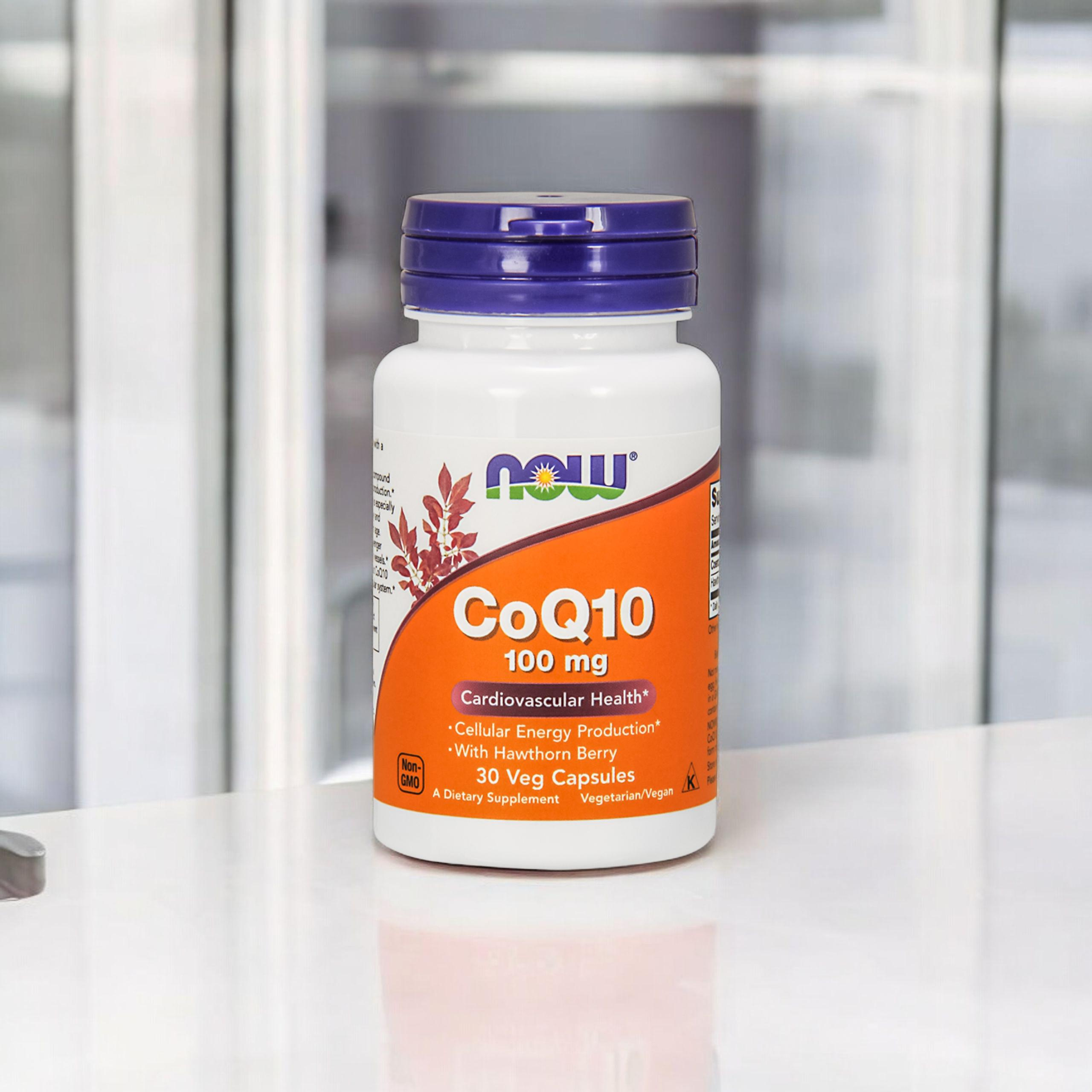 NOW CoQ10 ( Koenzym Q10 ) 100mg - 30vegcaps