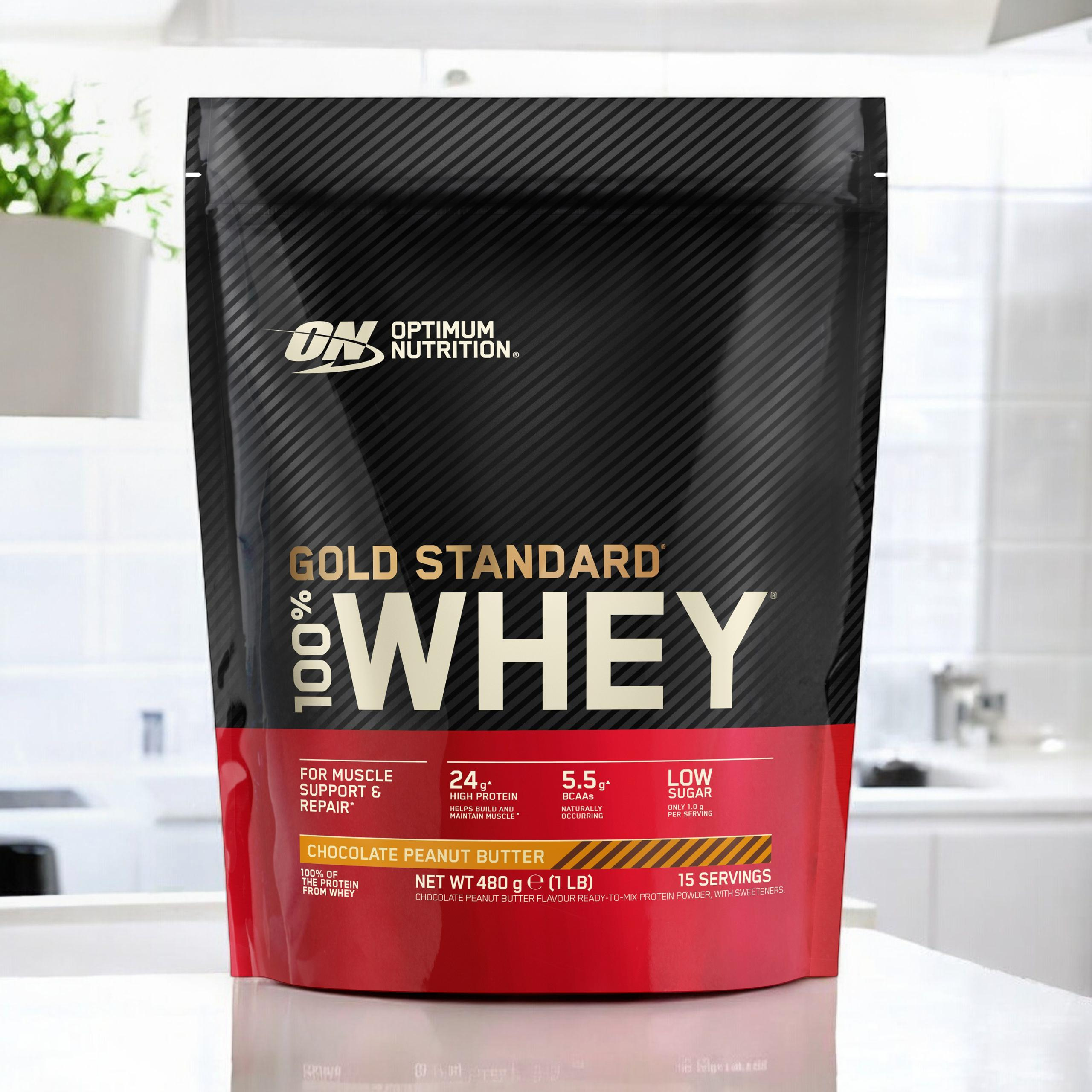 OPTIMUM NUTRITION Whey Gold Standard Bag - 2x 480g