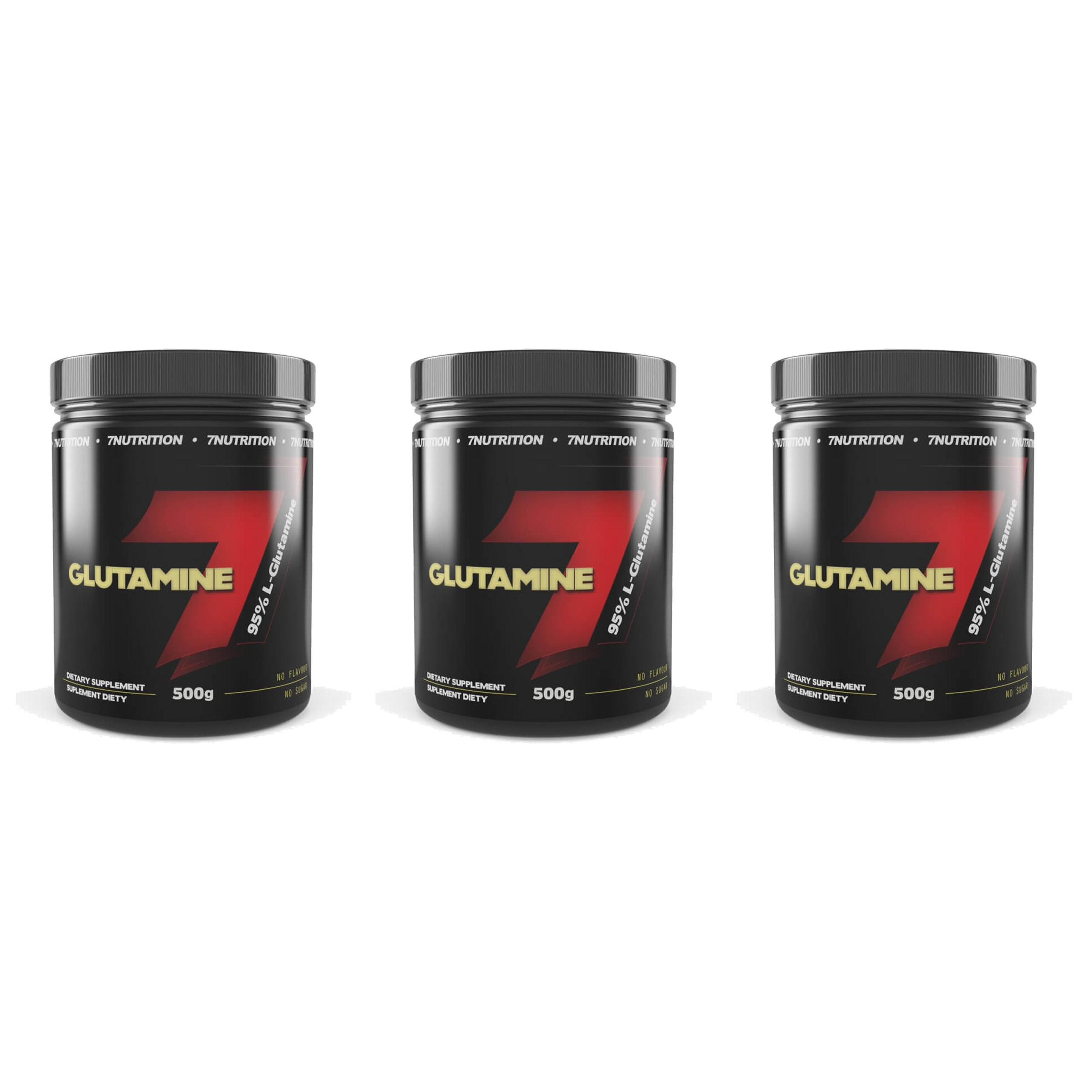 7 NUTRITION Glutamine - 3x 500g