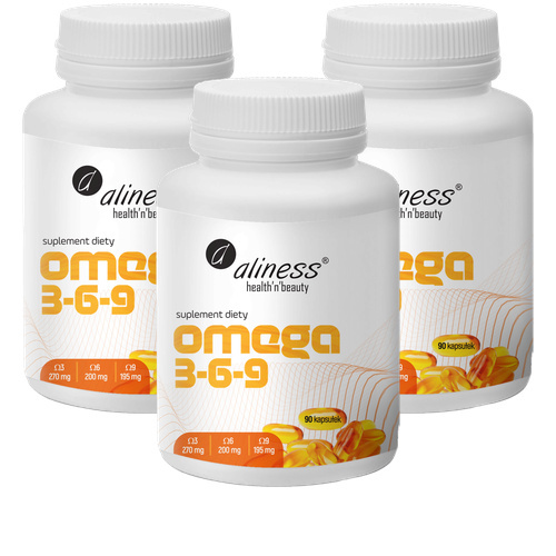 ALINESS Omega 3-6-9 - 3x 90caps.