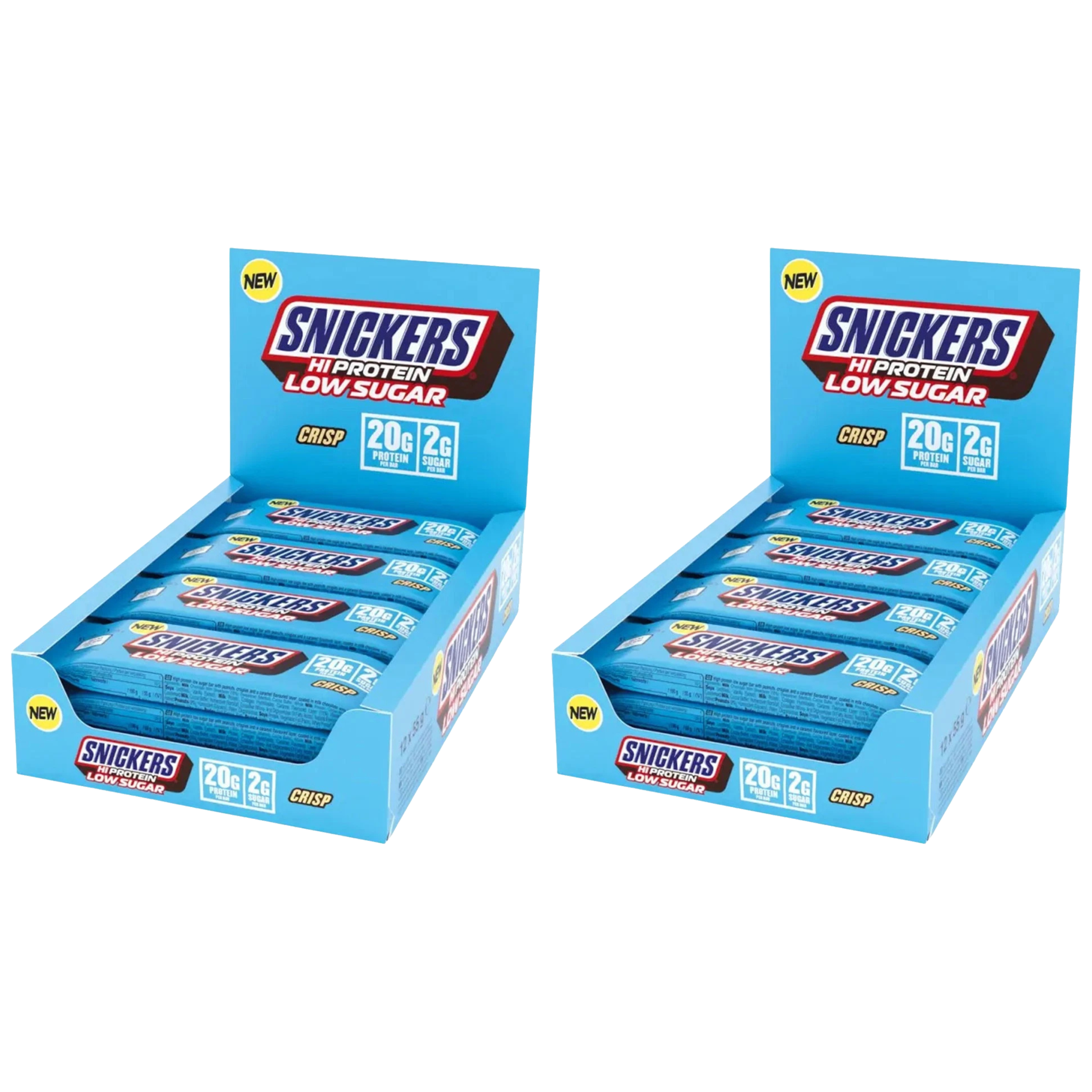 Mars - Baton Snickers HIProtein Low Sugar Bar - 2x 55g x12 