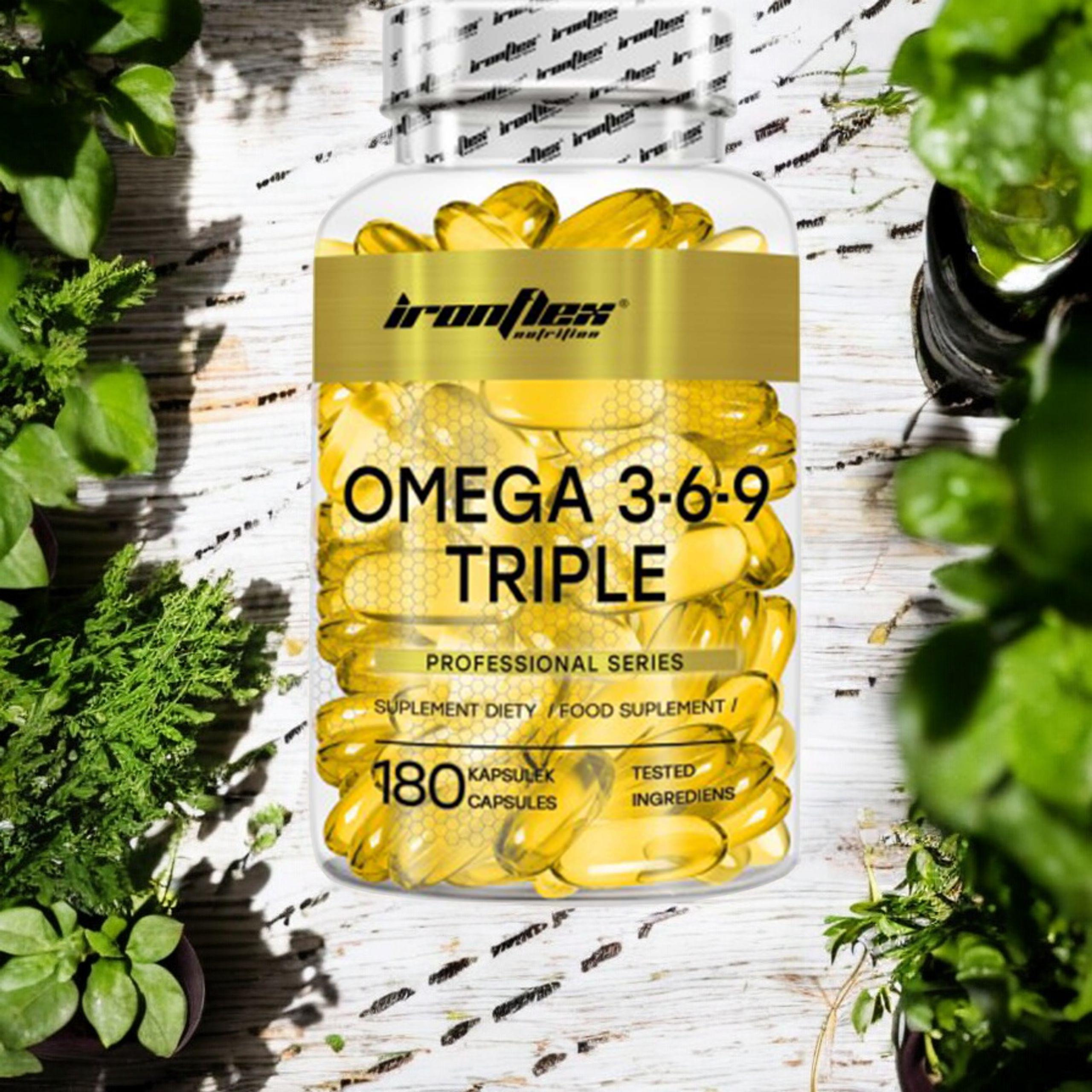 IronFlex Omega 3-6-9 Triple - 3x 180caps.