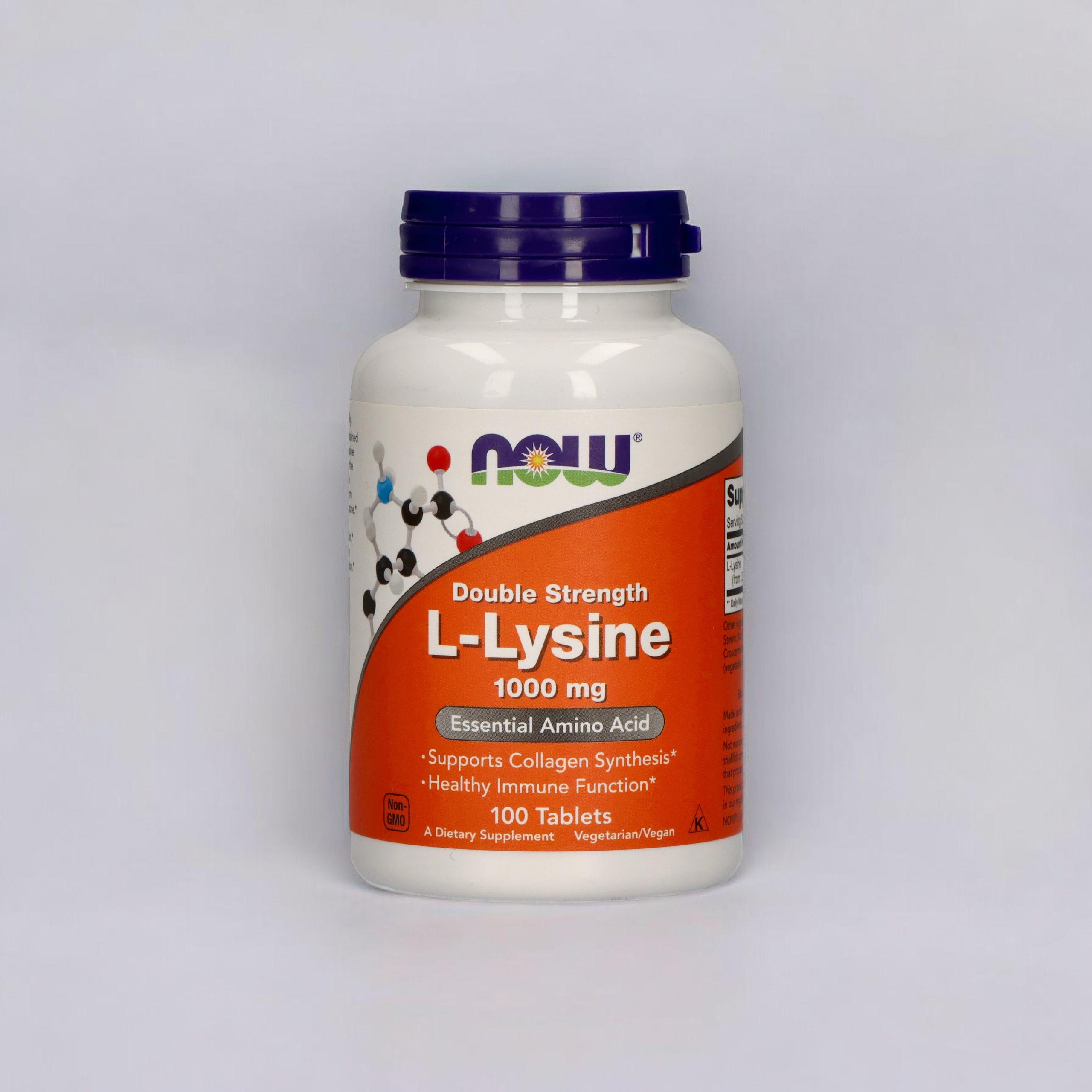 NOW L-Lysine 1000mg - 100tabs
