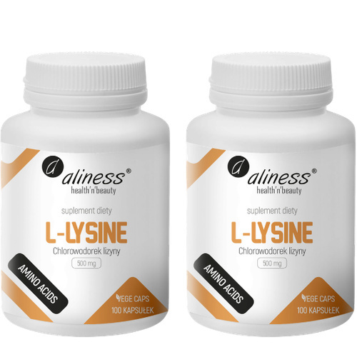 ALINESS - L-Lysine 500mg - 100vcaps. x2